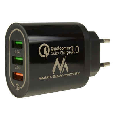 Maclean MCE479 USB-Ladegerät (Universal USB-Ladegerät 3xUSB QC 3.0)