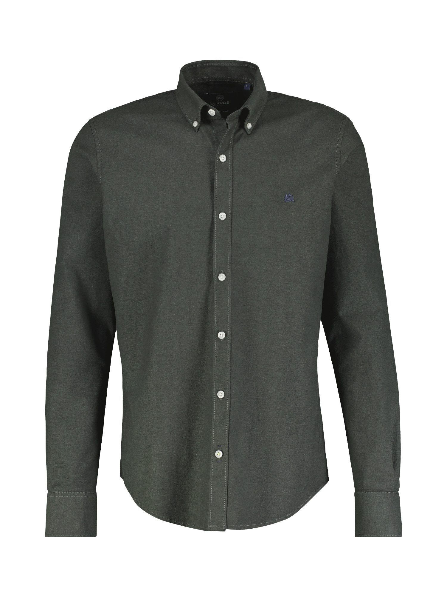 LERROS Langarmhemd Oxfordhemd mit Stretchanteil und Button-down-Kragen