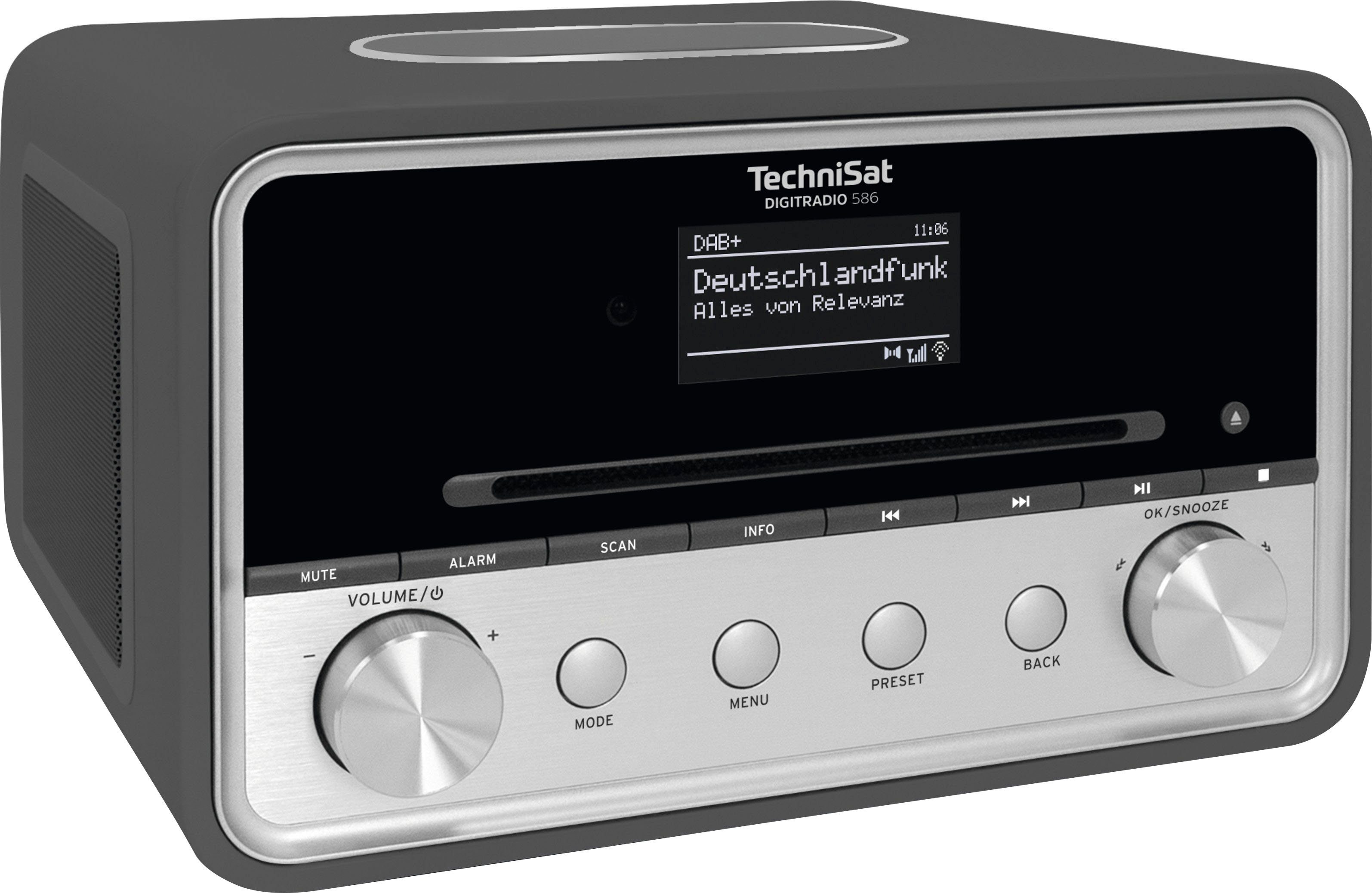 TechniSat DIGITRADIO 586 Radio (Digitalradio (DAB), Internetradio, UKW mit RDS, 20 W)