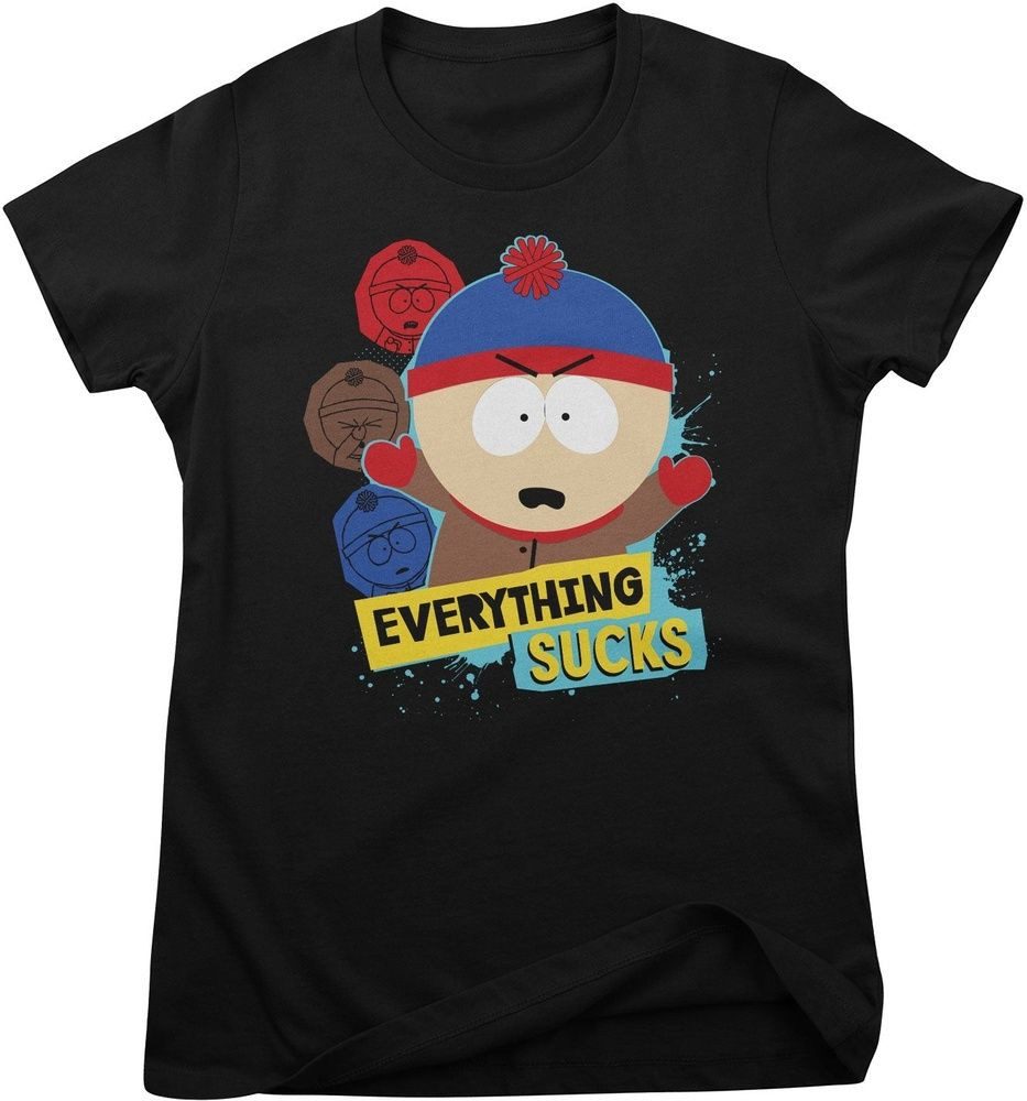 South Park T-Shirt South Park - Everything Sucks Girly Tee