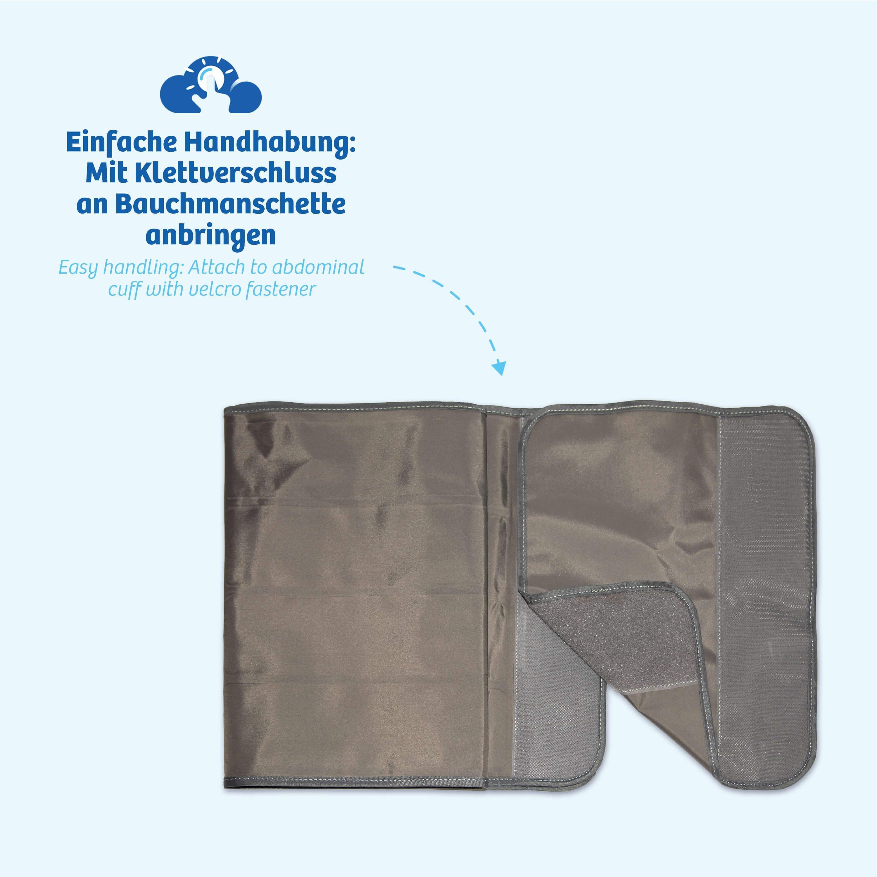 Venen Engel Massagegerät 10 cm Erweiterungslasche Bauchmanschette