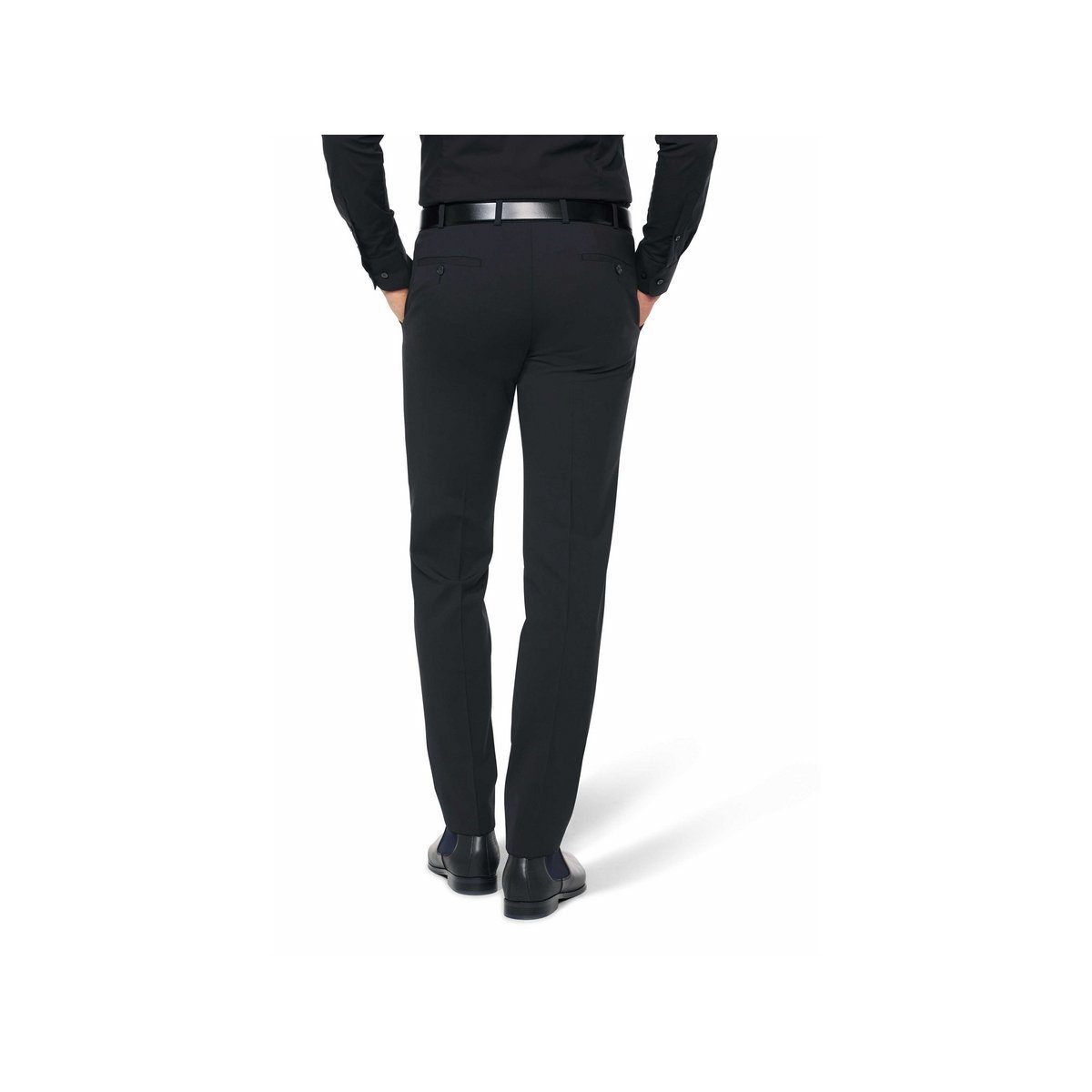 Digel Anzughose schwarz (1-tlg., Angabe) keine gerade