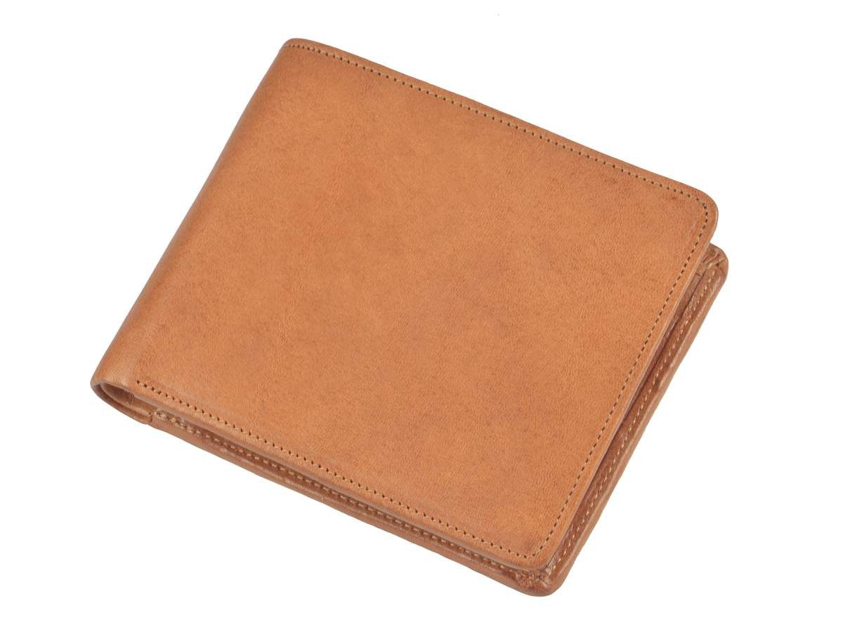 Sonnenleder Geldbörse Lech, Herrenbörse, Portemonnaie, Querformat 11,5x9,5cm, besonders edel