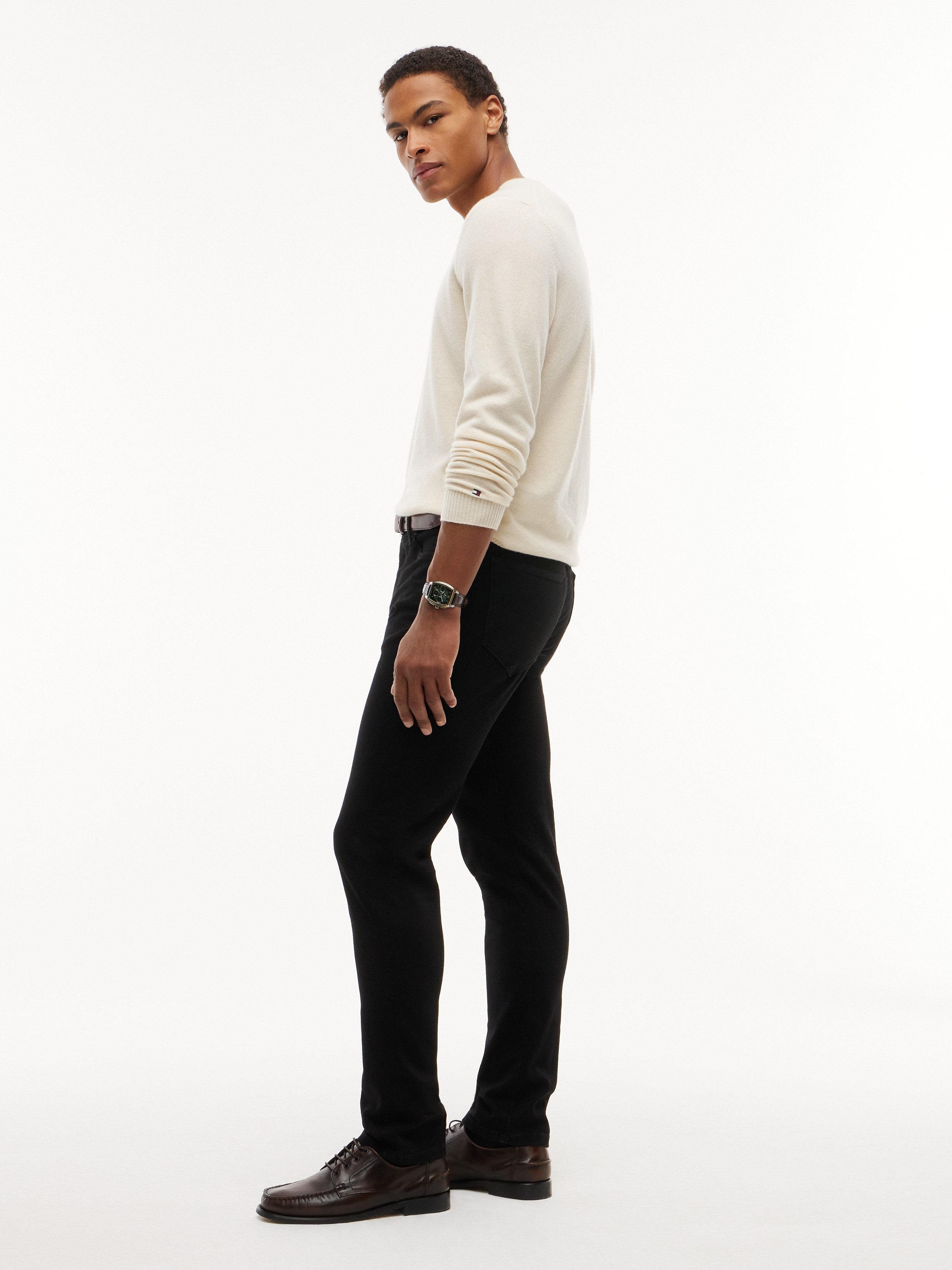 Tommy Hilfiger Slim-fit-Jeans BLEECKER SLIM CARLO BLACK OD aus Stretch-Denim – Bild 5 von 5