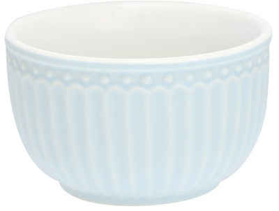 Greengate Schale Alice Mini Bowl pale blue 8,5 cm, Keramik, (Schalen & Schüsseln)