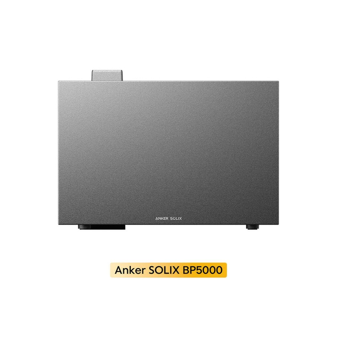 Anker Balkonkraftwerk Anker SOLIX BP5000 Erweiterungsakku 5kWh für Solarbank 4 Pro, 2500 W, (LFP Stromspeicher, IP66), Erweiterbar für PV- und Balkonkraftwerk-Speicher