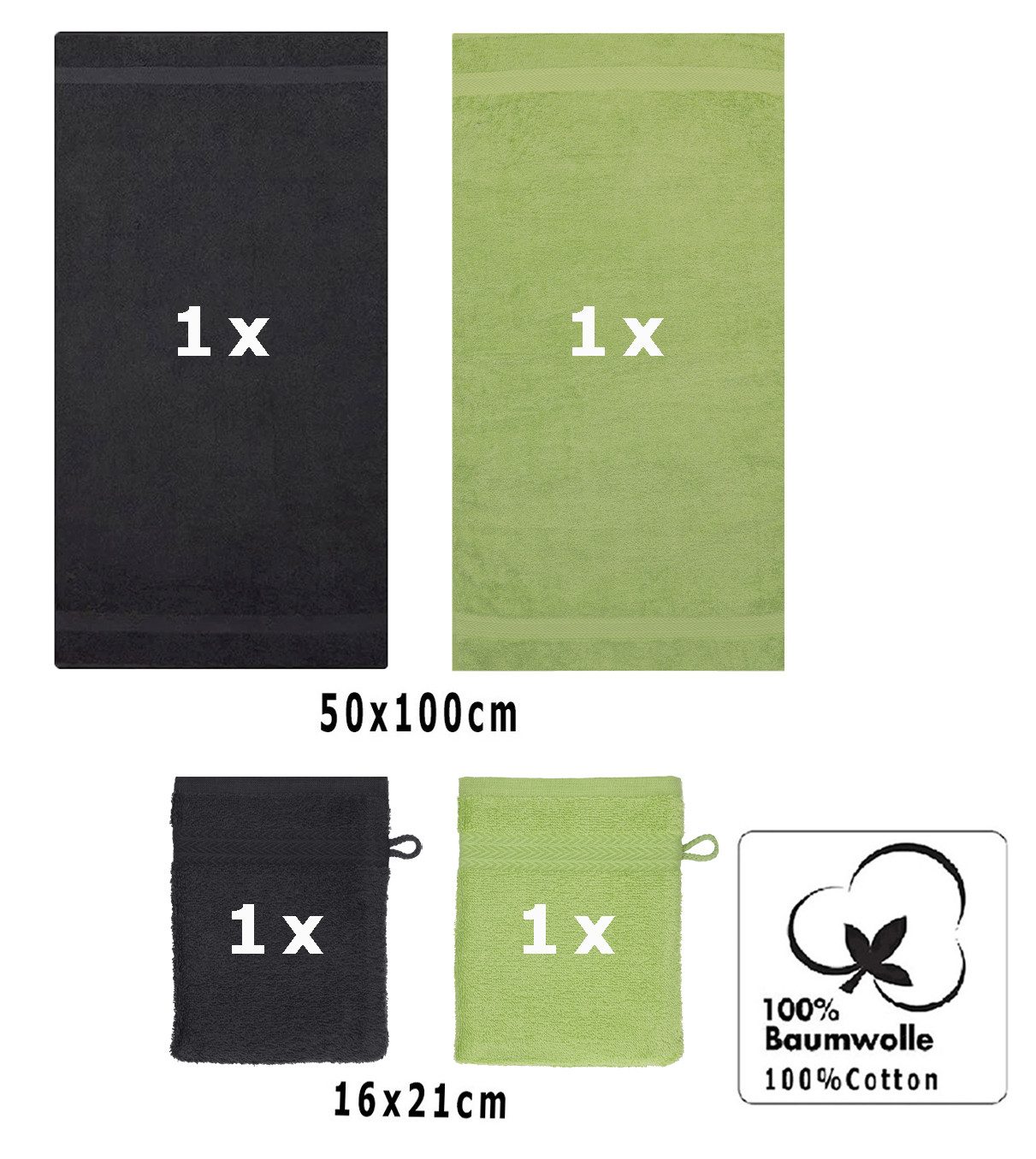 Betz Handtuch Set 4 TLG. Handtuch günstig online kaufen