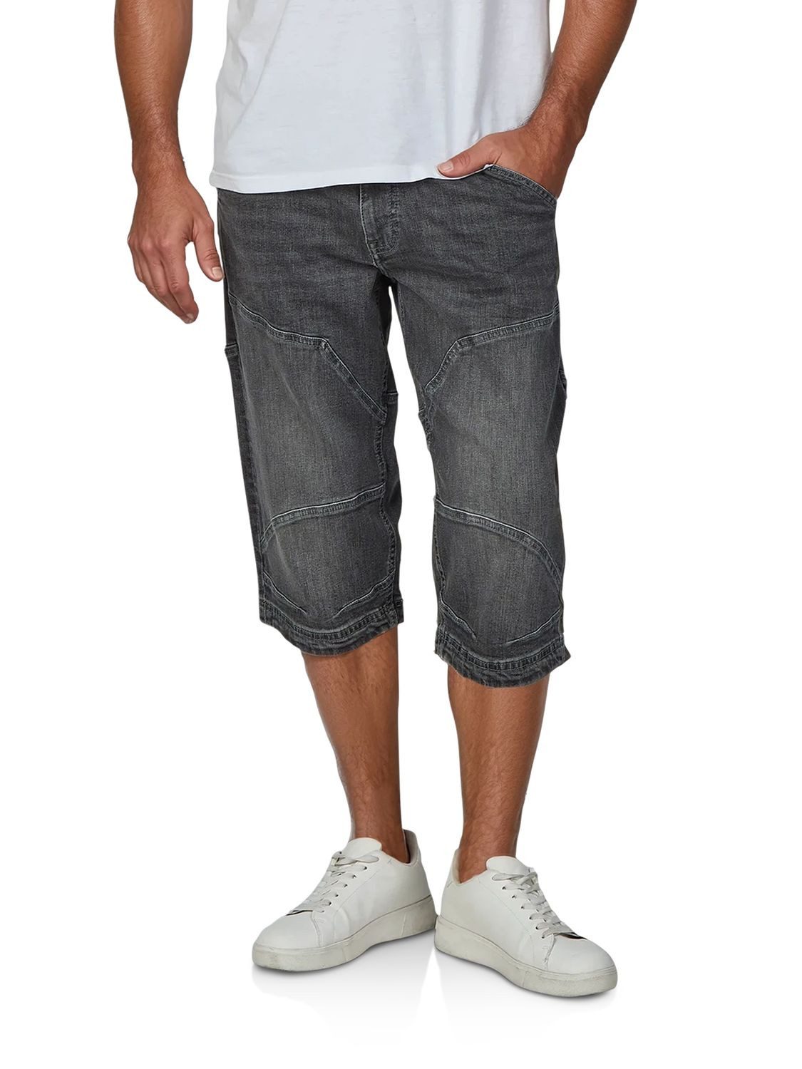 MUSTANG Jeansshorts Herren 3/4 Shorts Freemont Straight Fit Bermudashorts mit Stretch