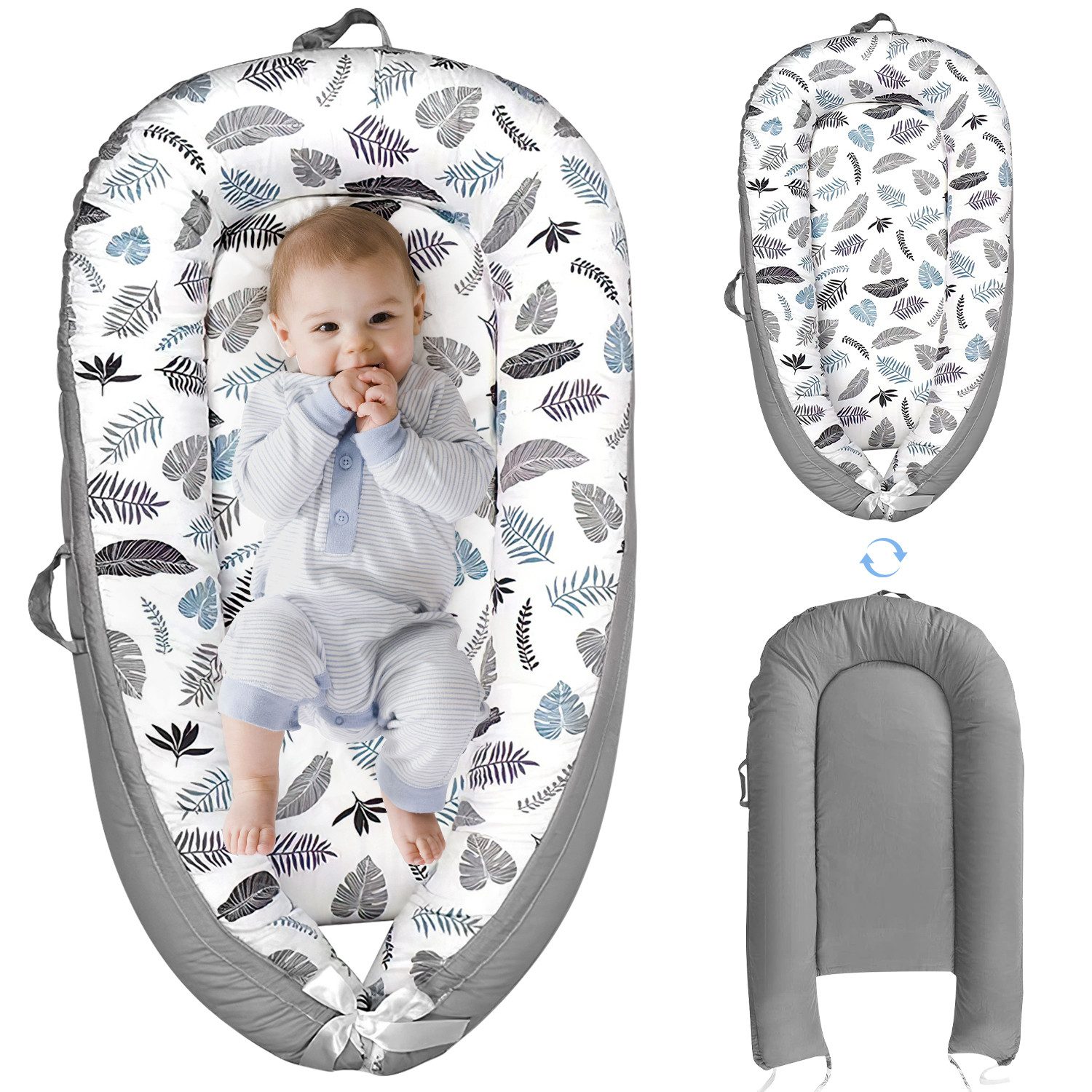 Kuschelnest Bettnestchen Kuschelnest 55*85*15cm, kuscheliges Babynest