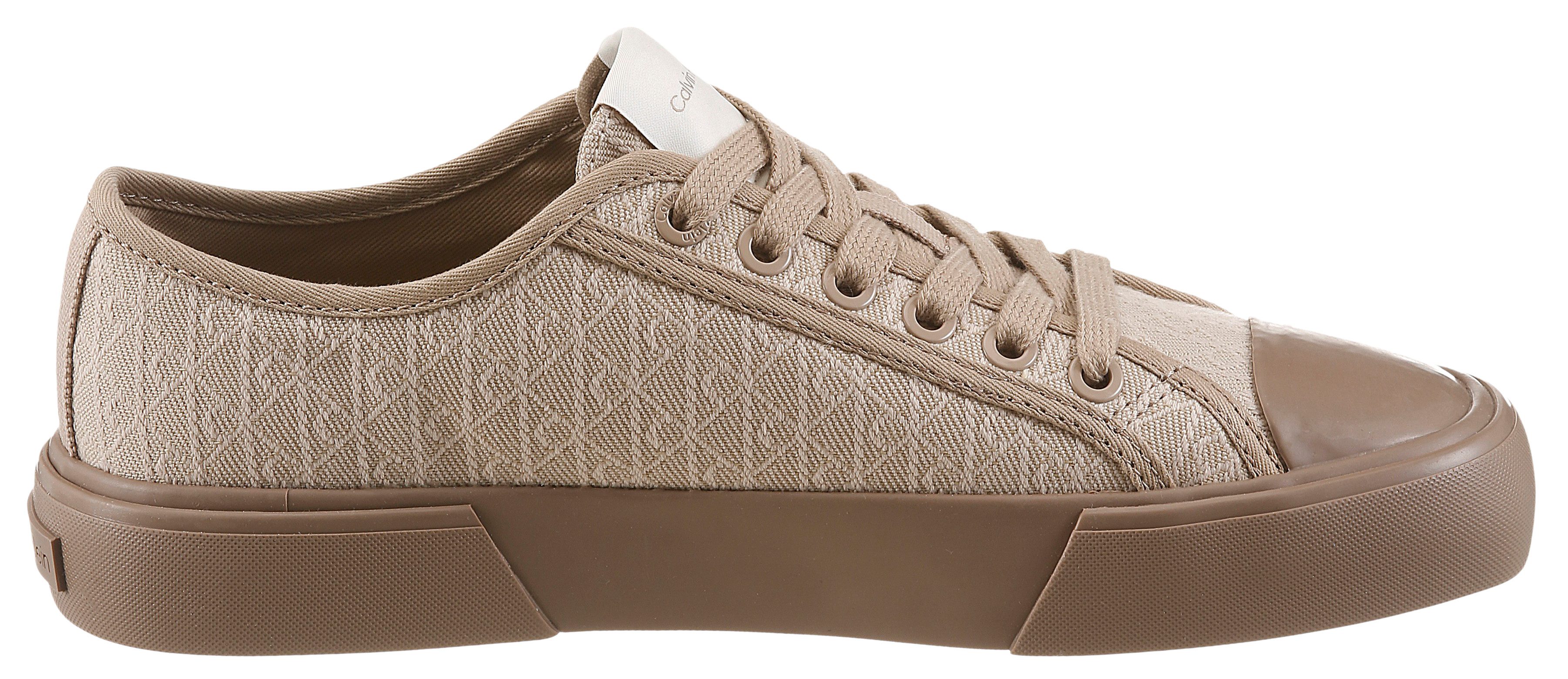Calvin Klein VULC LOW LACEUP AOP CANVAS Plateausneaker Freizeitschuh, Halbschuh, Schnürer mit Plateau – Bild 5 von 5