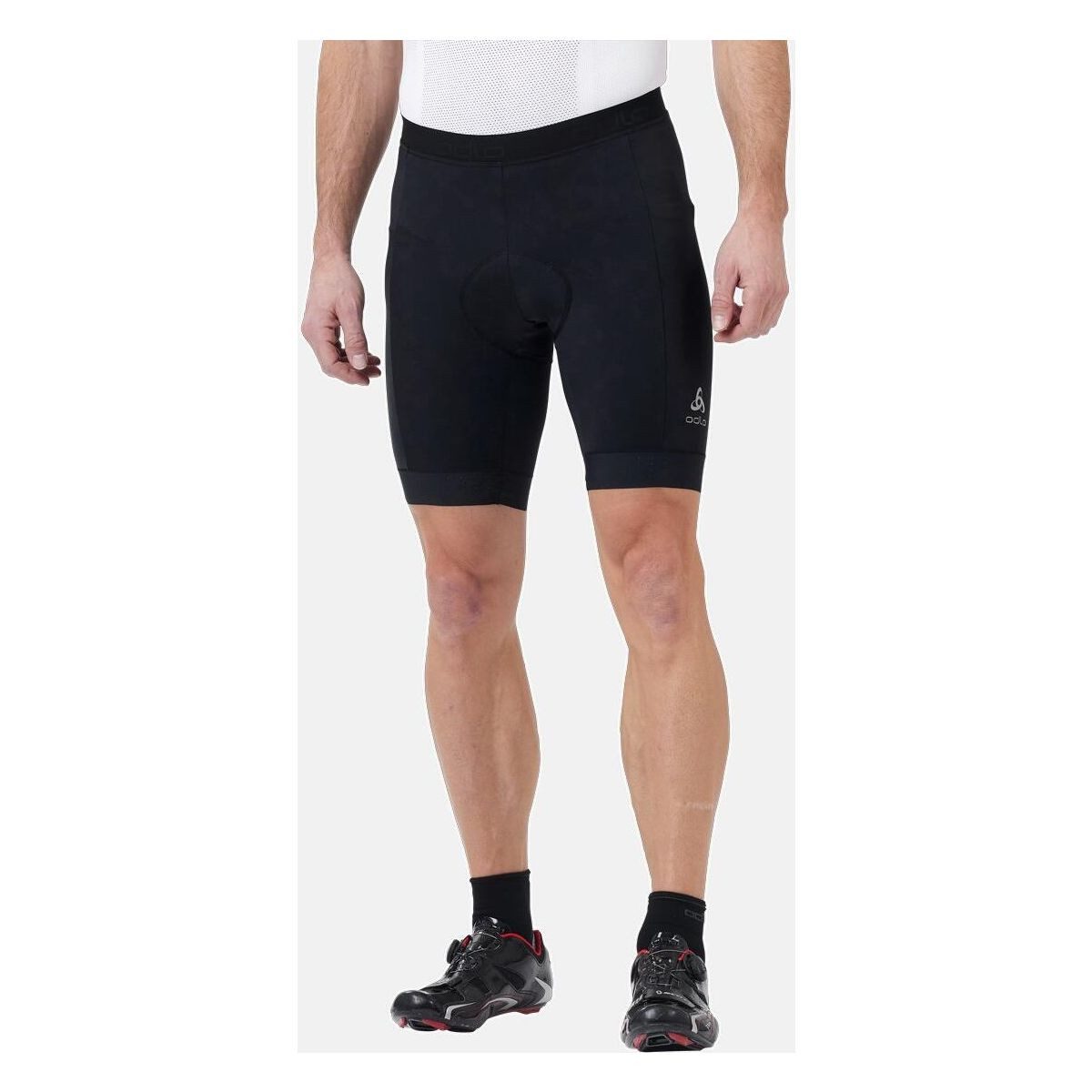 Odlo Fahrradhose The Zeroweight Tight Shorts Hochwertige Radlerhose für Herren, aus recycelten Materialien, mit