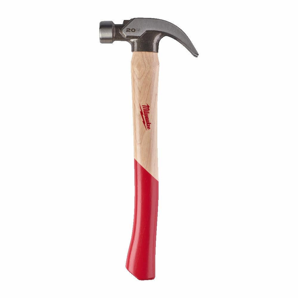 Milwaukee Hammer MILWAUKEE Zimmermannshammer 570g mit gebogenem Krallen