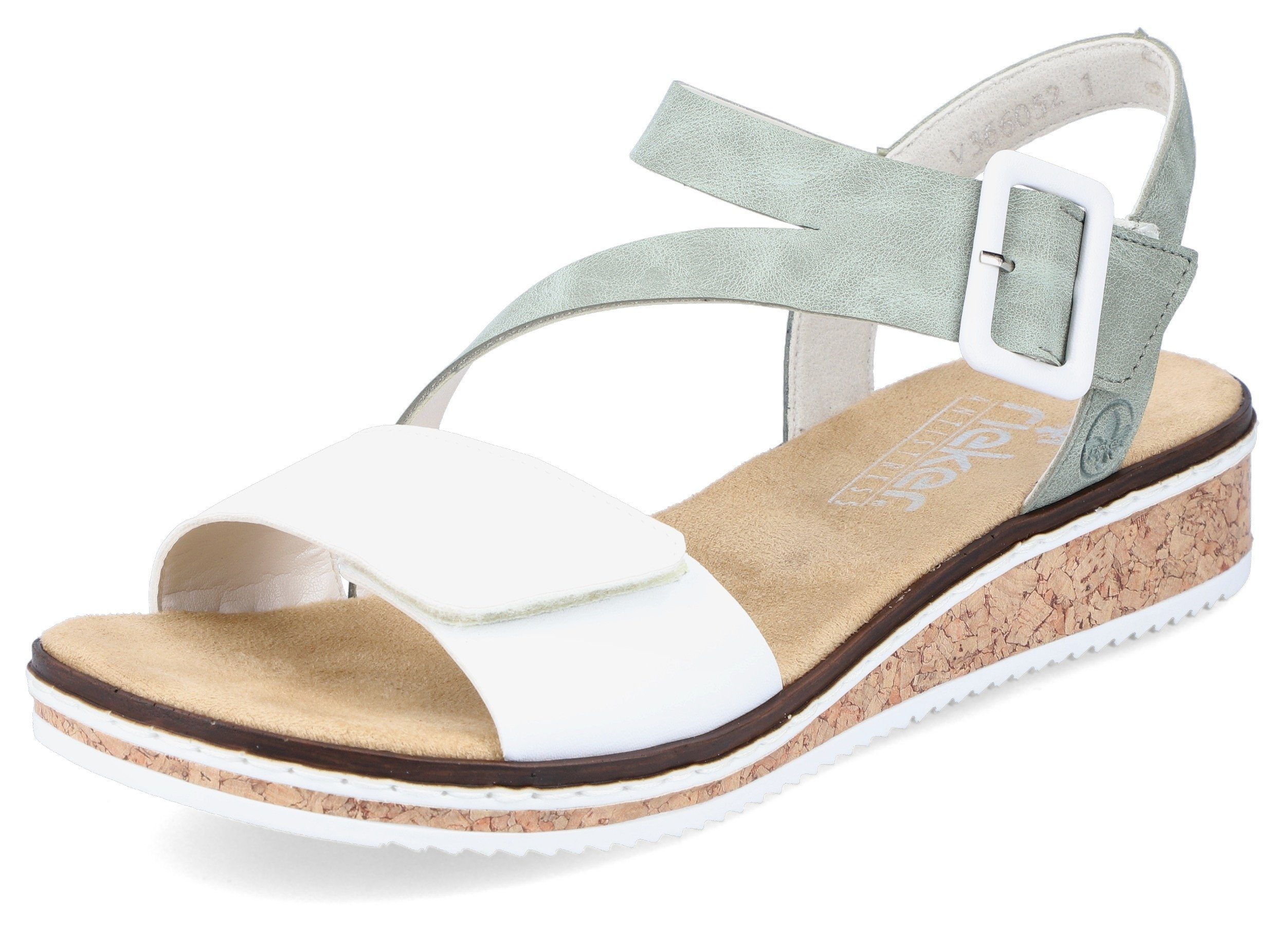 Rieker Riemchensandale, Sommerschuh, Sandalette, Keilabsatz, mit günstig online kaufen