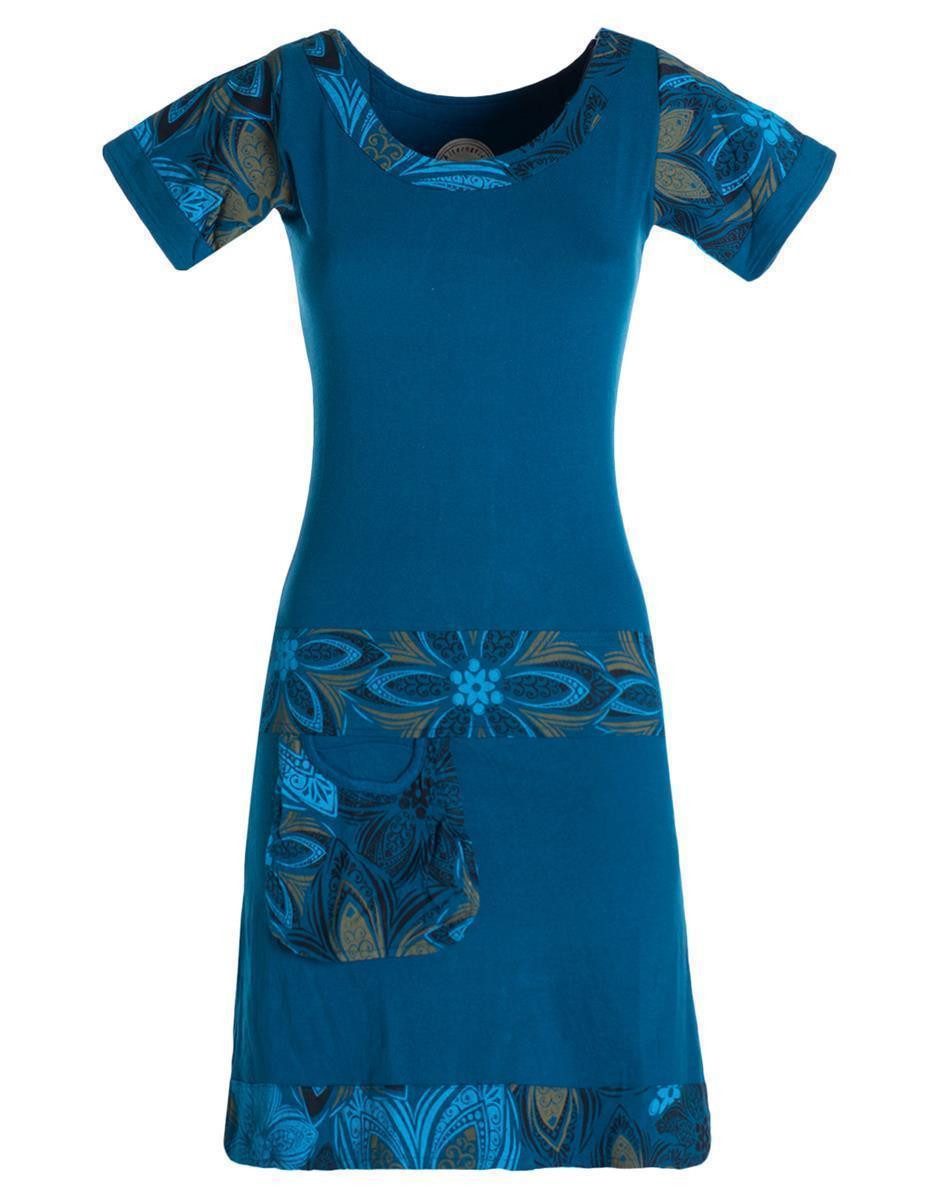 Vishes Sommerkleid Damen Sommerkleid Kurzarm Mini-Kleid günstig online kaufen
