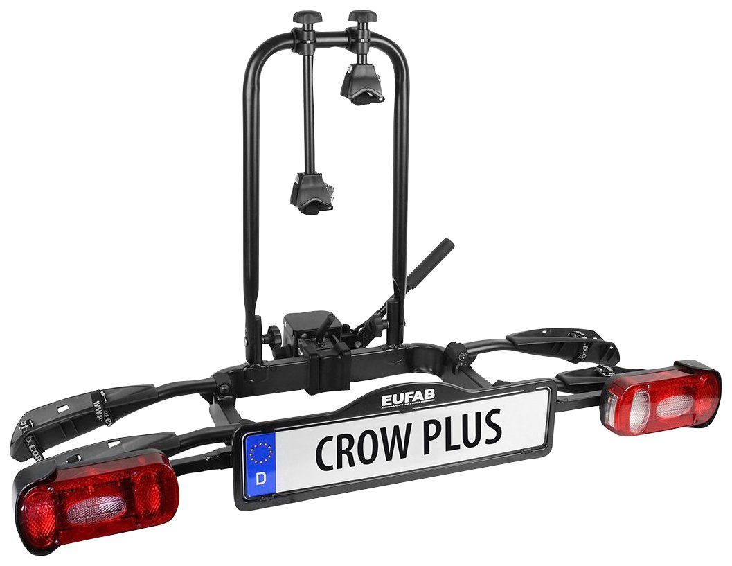 EUFAB Kupplungsfahrradträger CROW PLUS, für max. 2 Räder, abschließbar