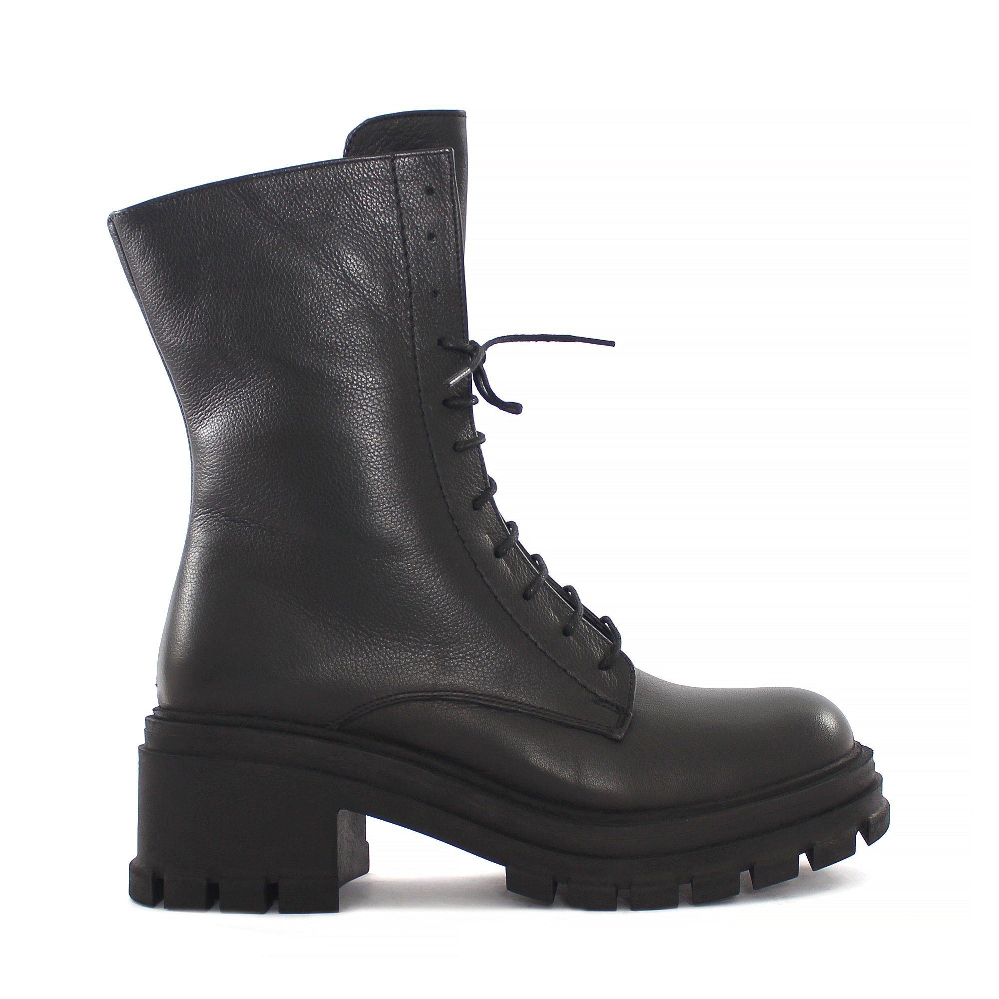 Celal Gültekin 625-23948 Schnürstiefel Markante Leder-Kampfstiefel mit hohe günstig online kaufen