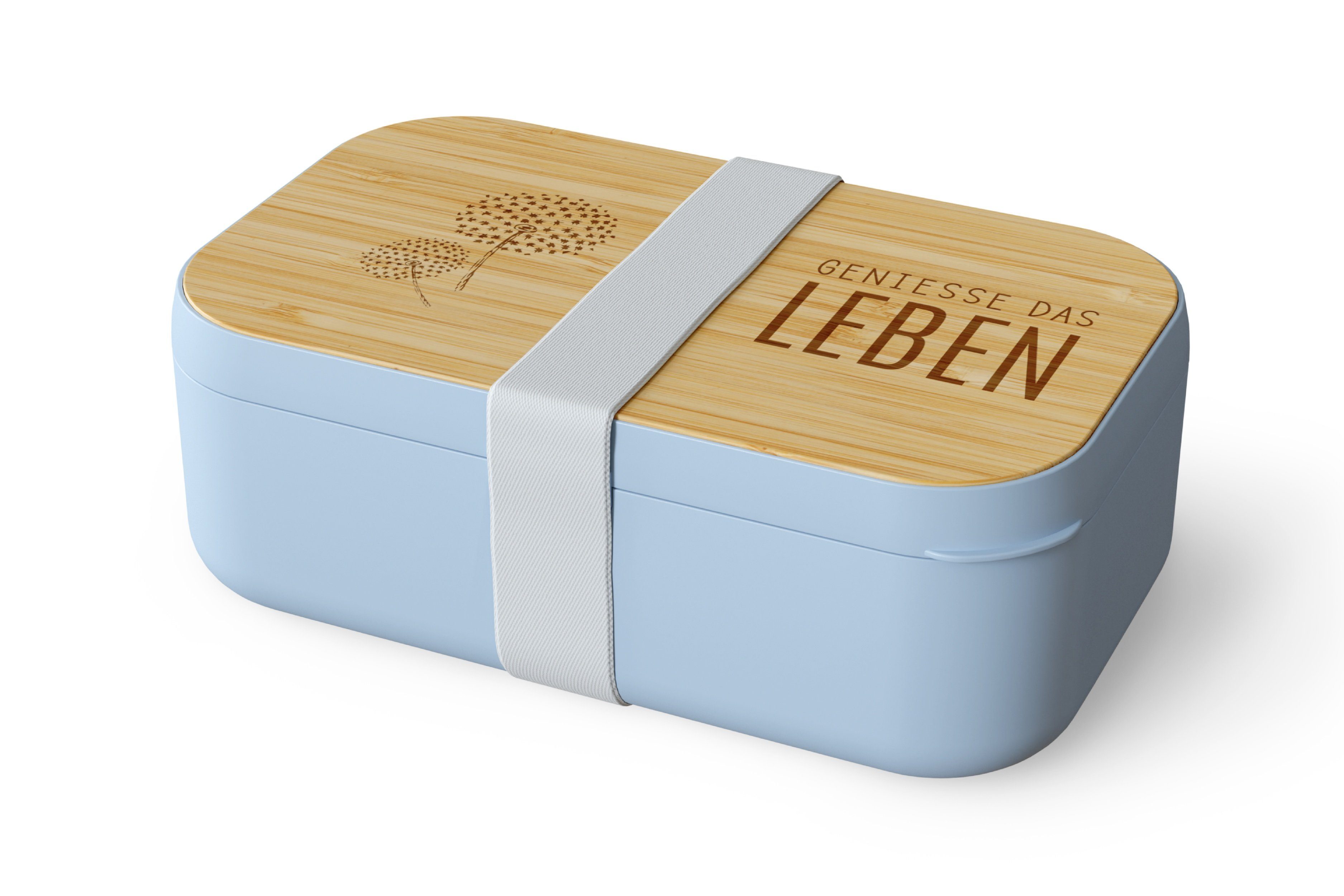 La Vida Lunchbox Brotdose Brotbox Vesperdose Lunchbox la vida Geschenk für Dich) blau_Pusteblume_381392