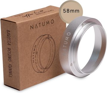 natumo French Press Kanne NATUMO – Siebträger Dosierring, Barista Zubehör, magnetischer Siebträg