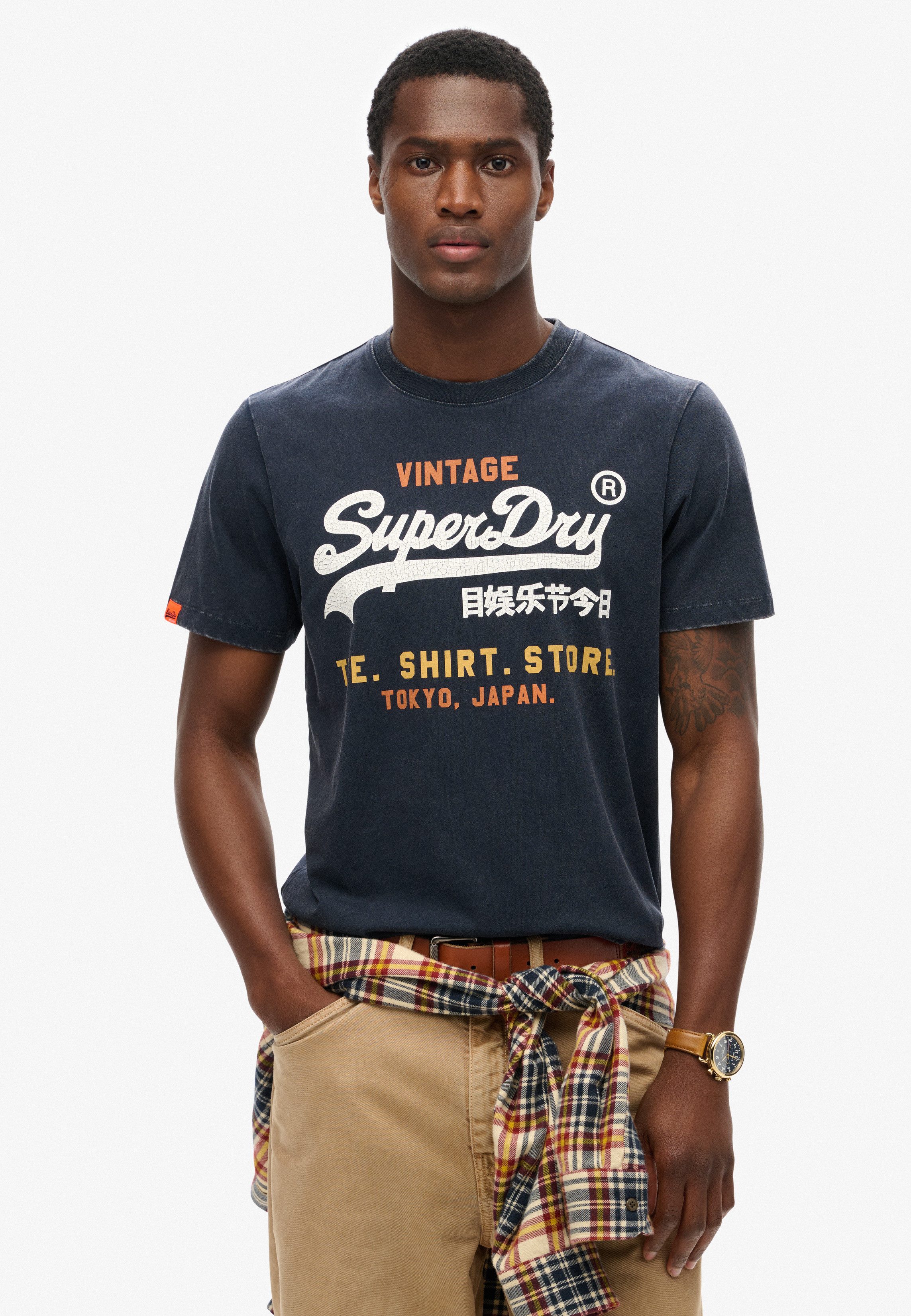 Superdry Rundhalsshirt VL CALI RELAXED TEE günstig online kaufen