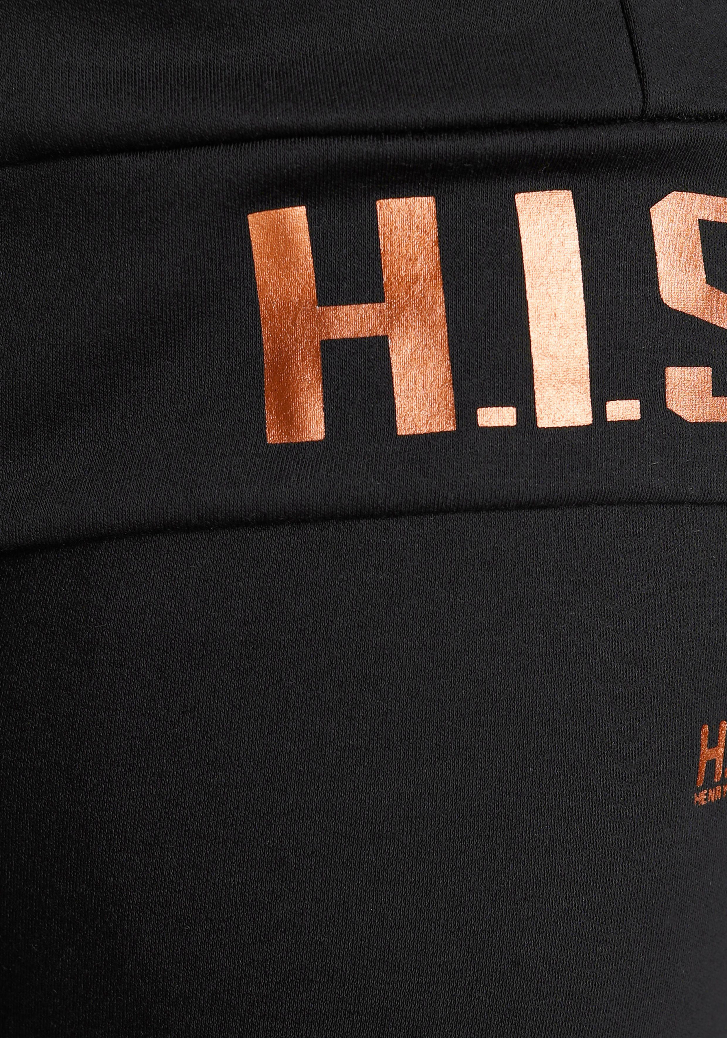 H.I.S (Set, Große schwarz-roségoldfarben Jogginganzug 2-tlg), Größen