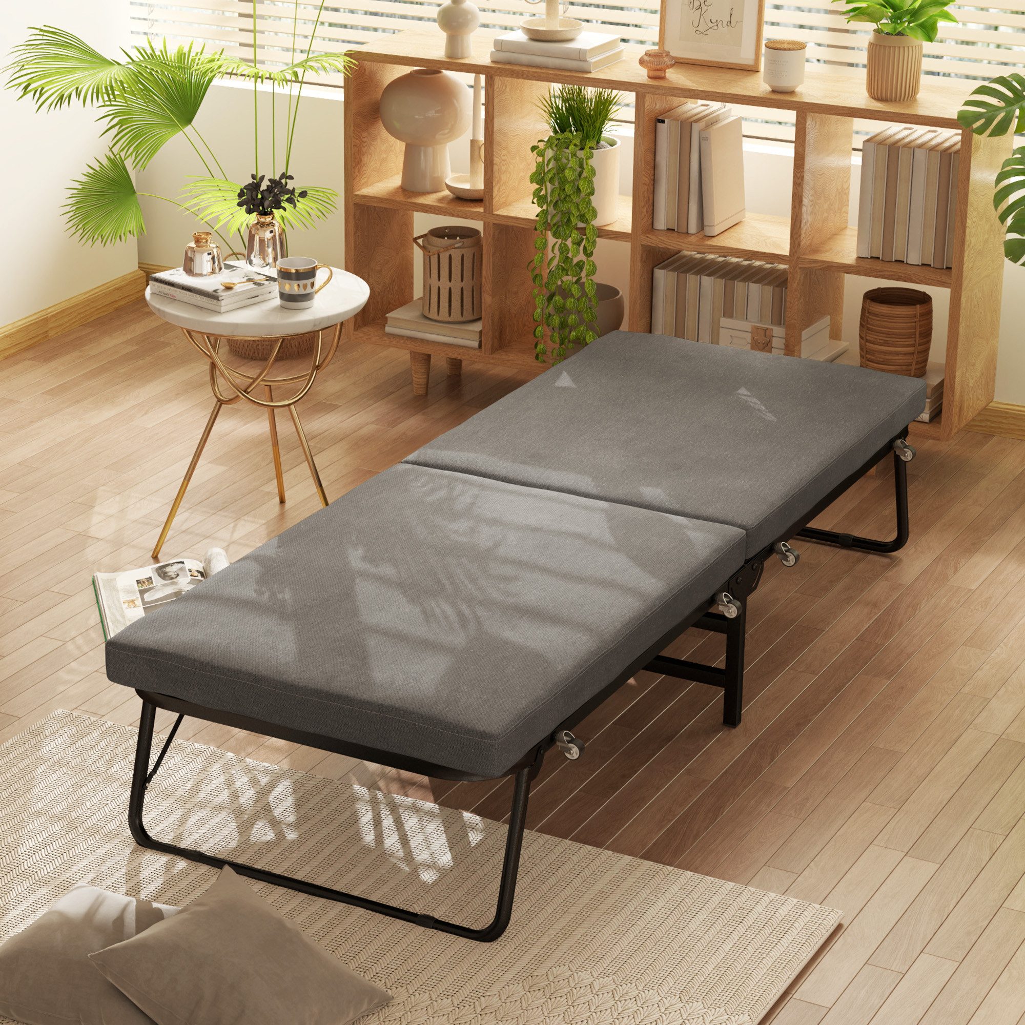 HOMCOM Gästebett mit 7cm Schaumstoff Matratze, günstig online kaufen