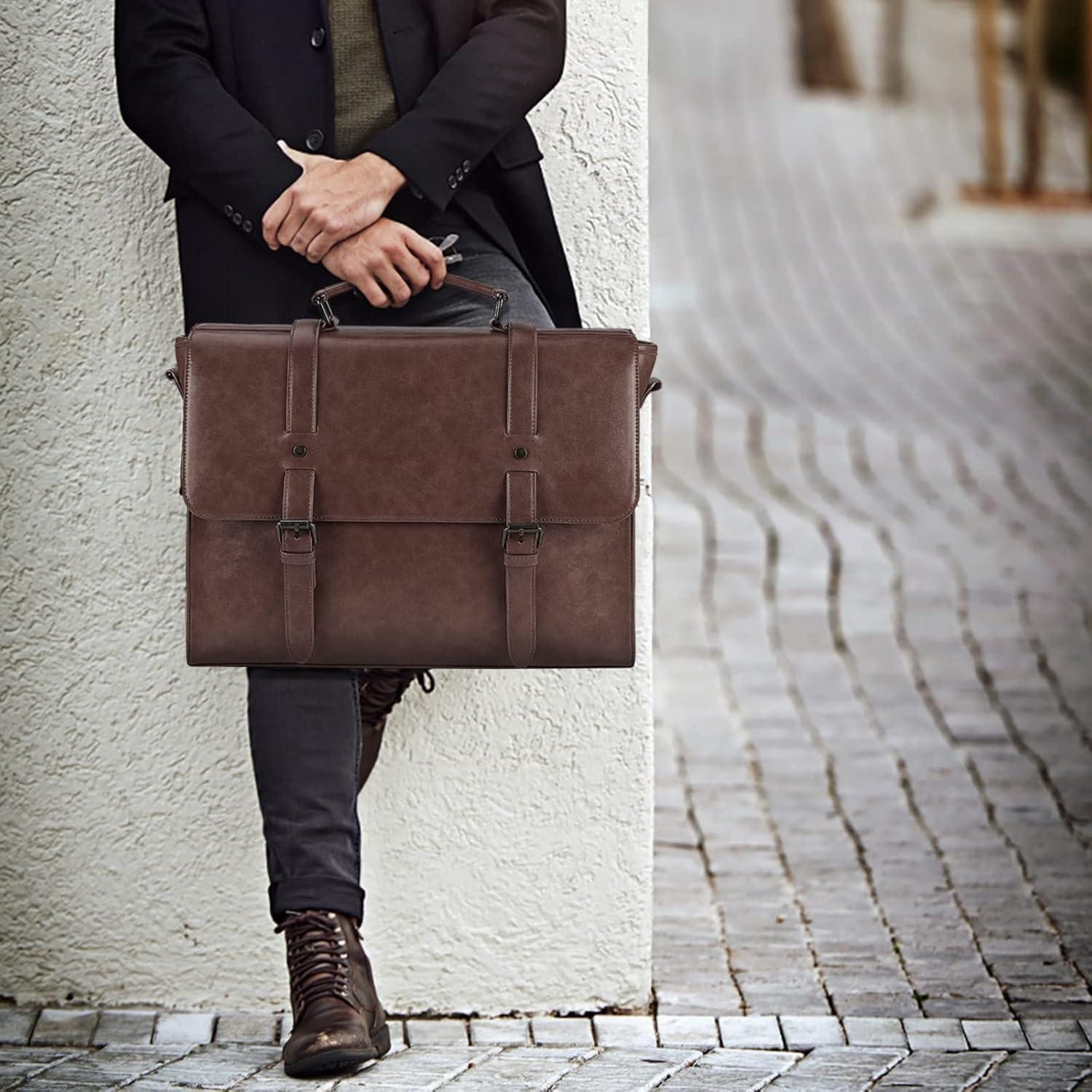 LuxusKollektion Laptoptasche Umhängetasche Herren Aktentasche Laptoptasche 15.6 Zoll Wasserdicht