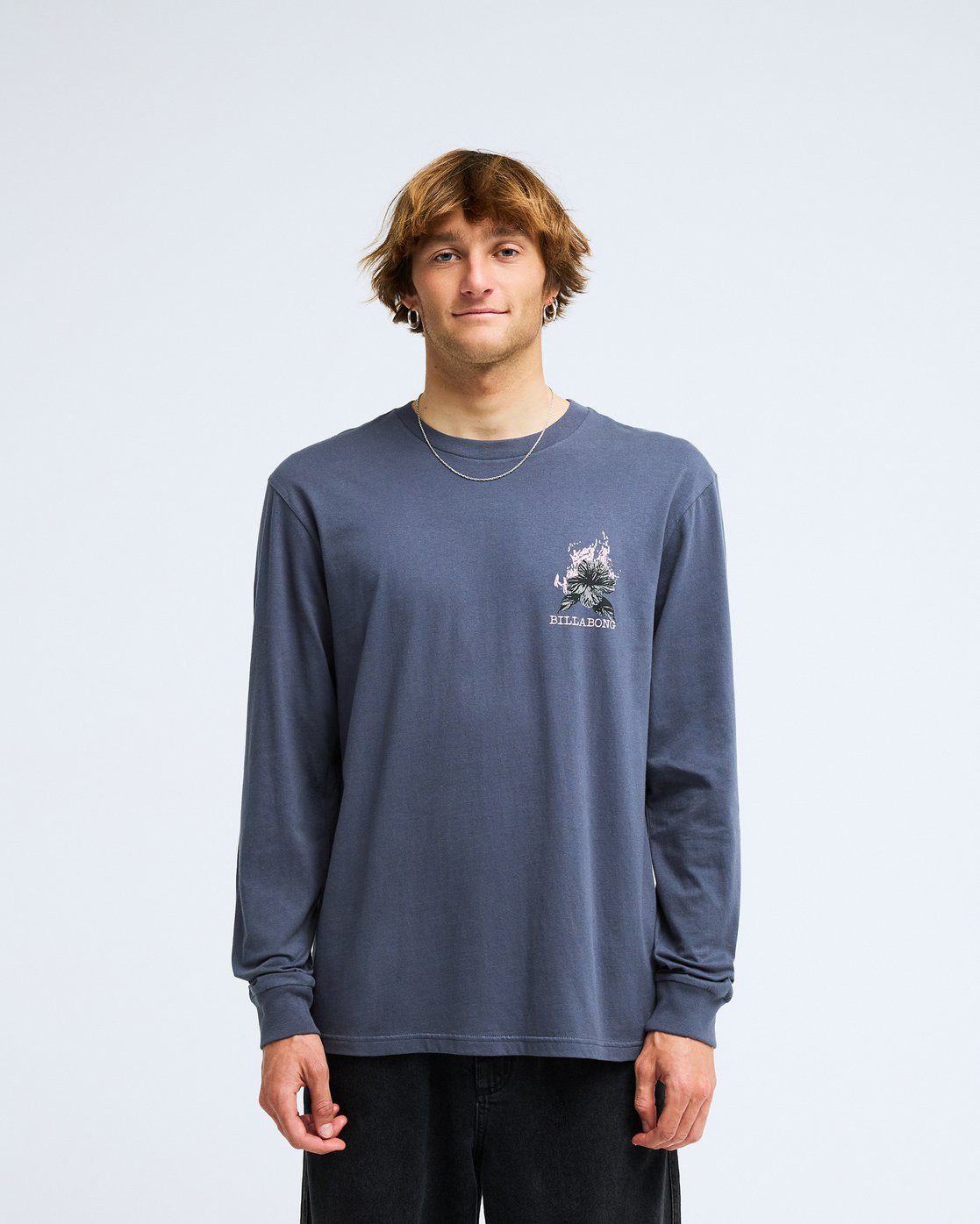 Billabong Langarmshirt RETRO POSTER LS aus Baumwolle, in den Größen S bis XXL