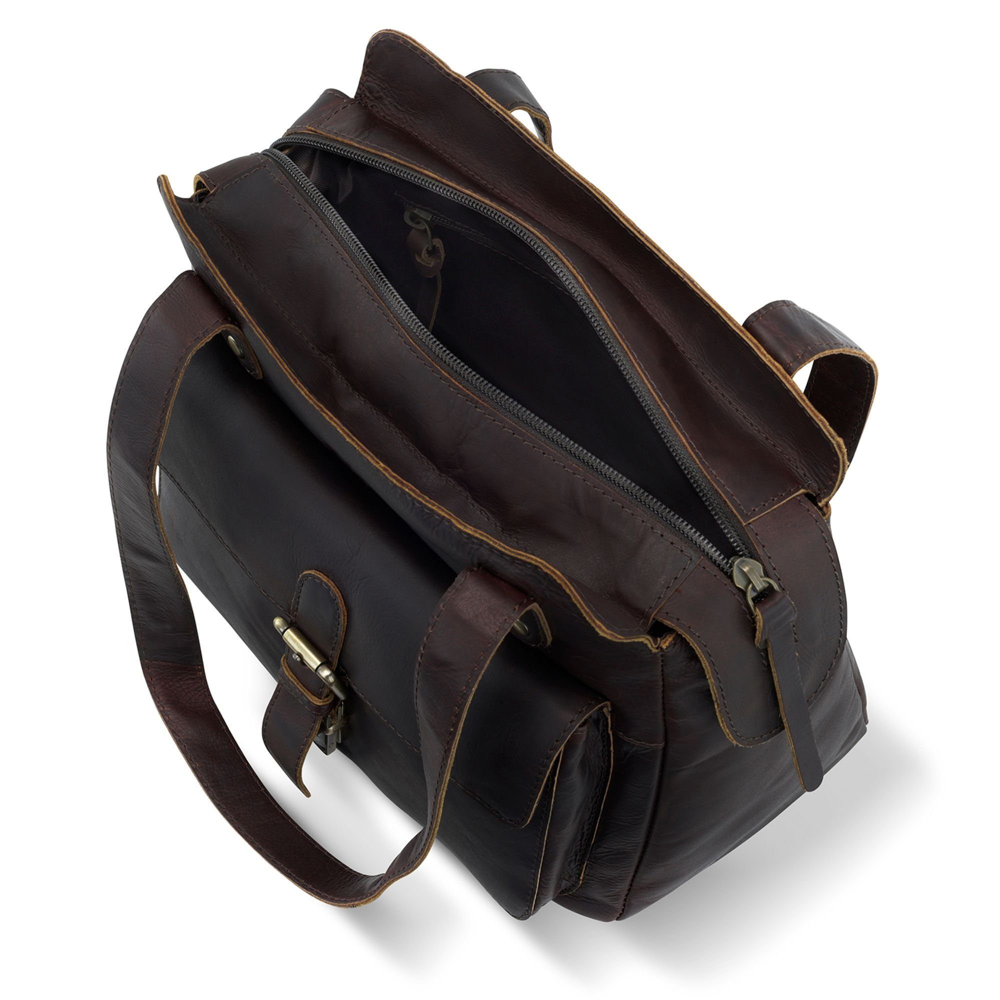 Klondike 1896 Schultertasche Rush, Leder