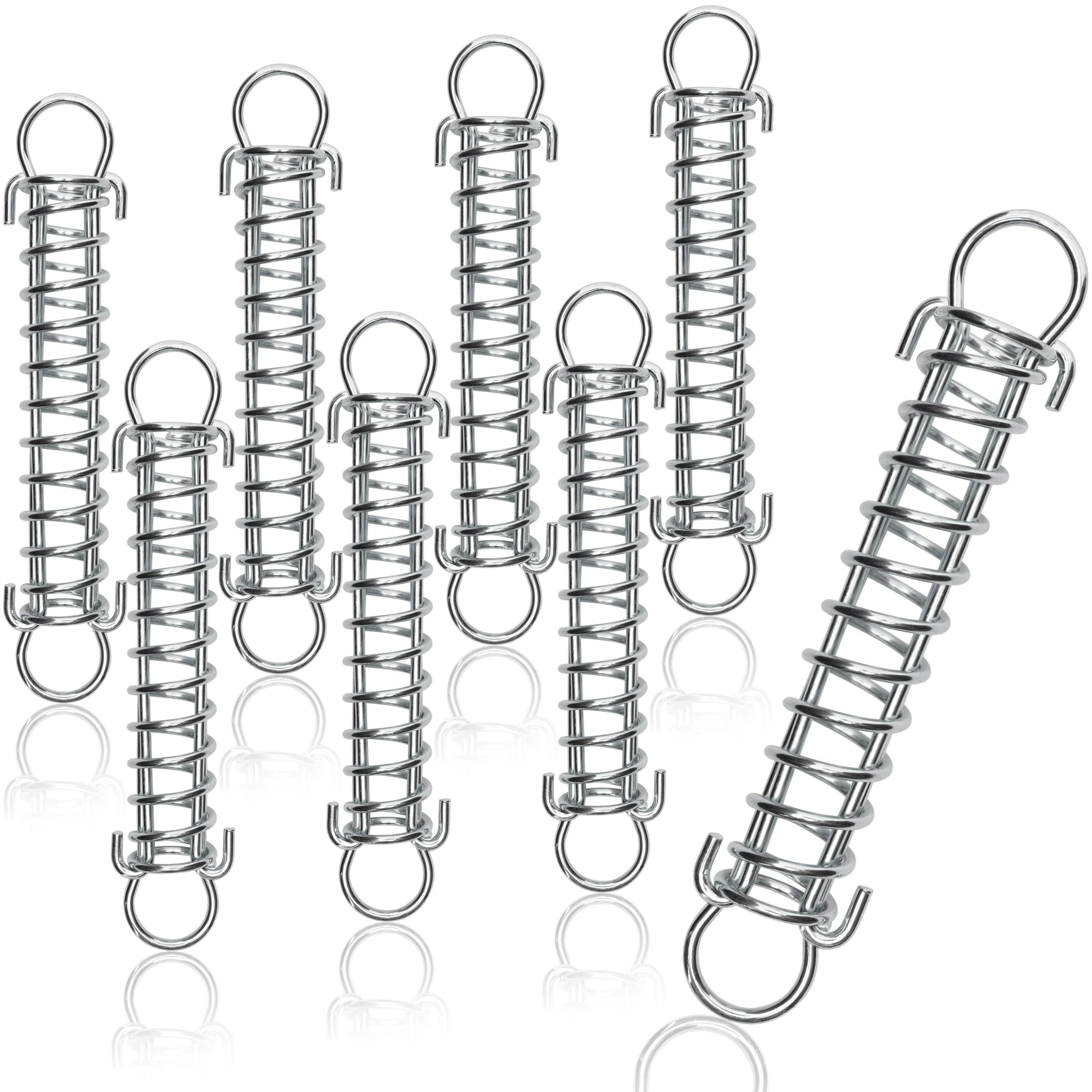 Dekoobjekt Belle Vous 8er Pack Edelstahl-Zugfedern mit Haken - 170 mm Freie