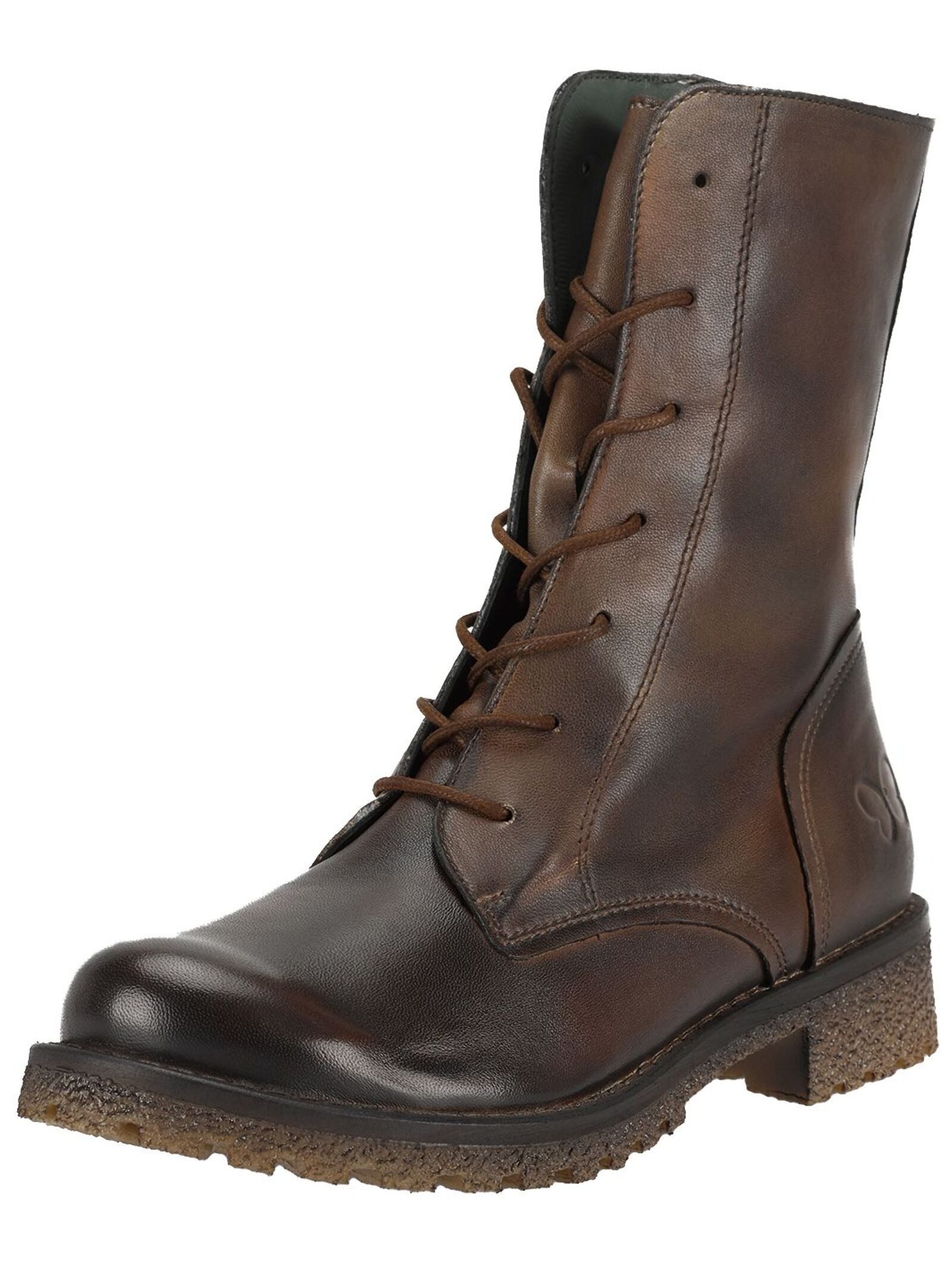 Felmini Stiefelette Leder . Schnürstiefelette