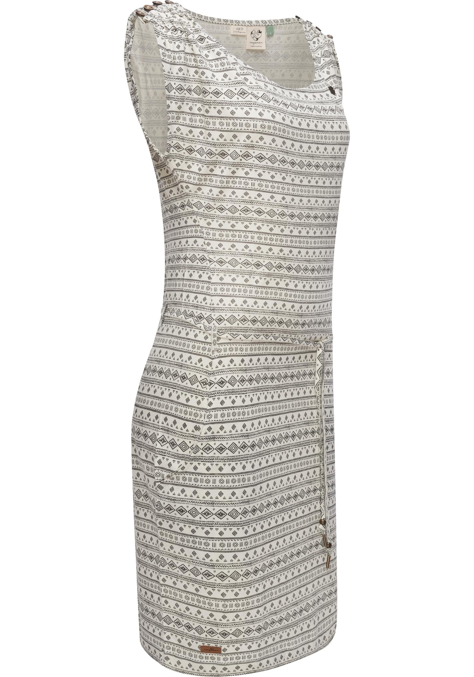 Ragwear Shirtkleid Chego Organic stylisches Sommerkleid mit Bindeband günstig online kaufen