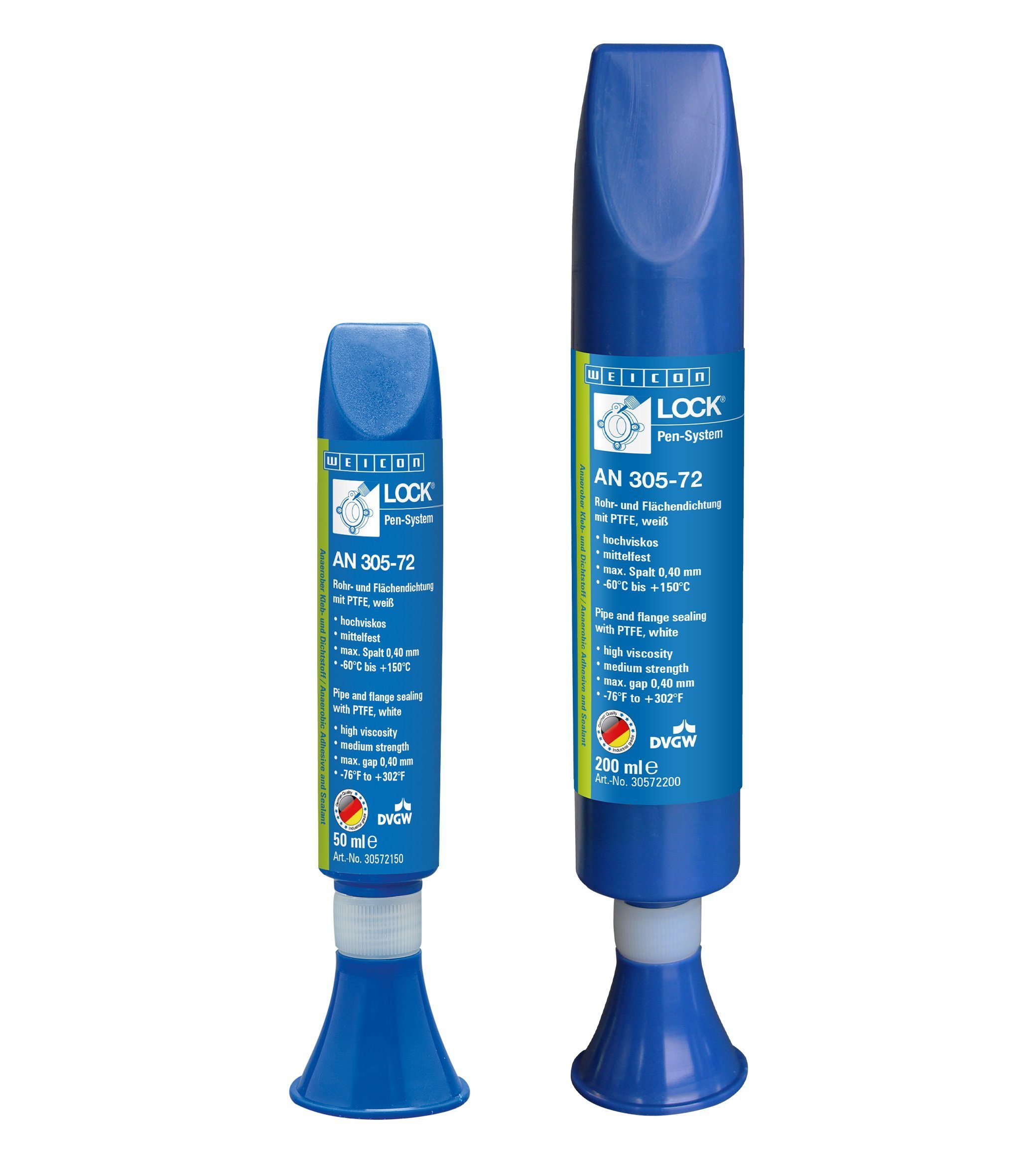 WEICON Schraubensicherung WEICONLOCK® AN 305-72 Rohr- und Flächendichtung, (Pen), Trinkwasser- und DVGW-Zulassung