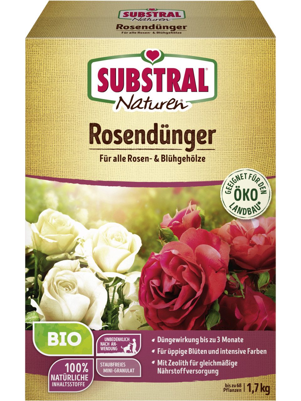 Blumendünger Naturen Bio Rosendünger 1,7 kg