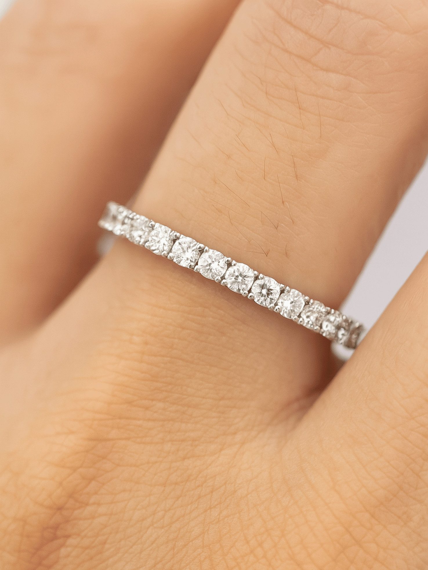 S&T Design Silberring Eternity Damenring 925 Silber mit Moissanite (S&T Rin günstig online kaufen