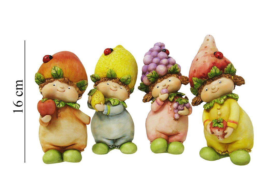 ELLUG Dekofigur 4er Set stehende Früchtekinder günstig online kaufen