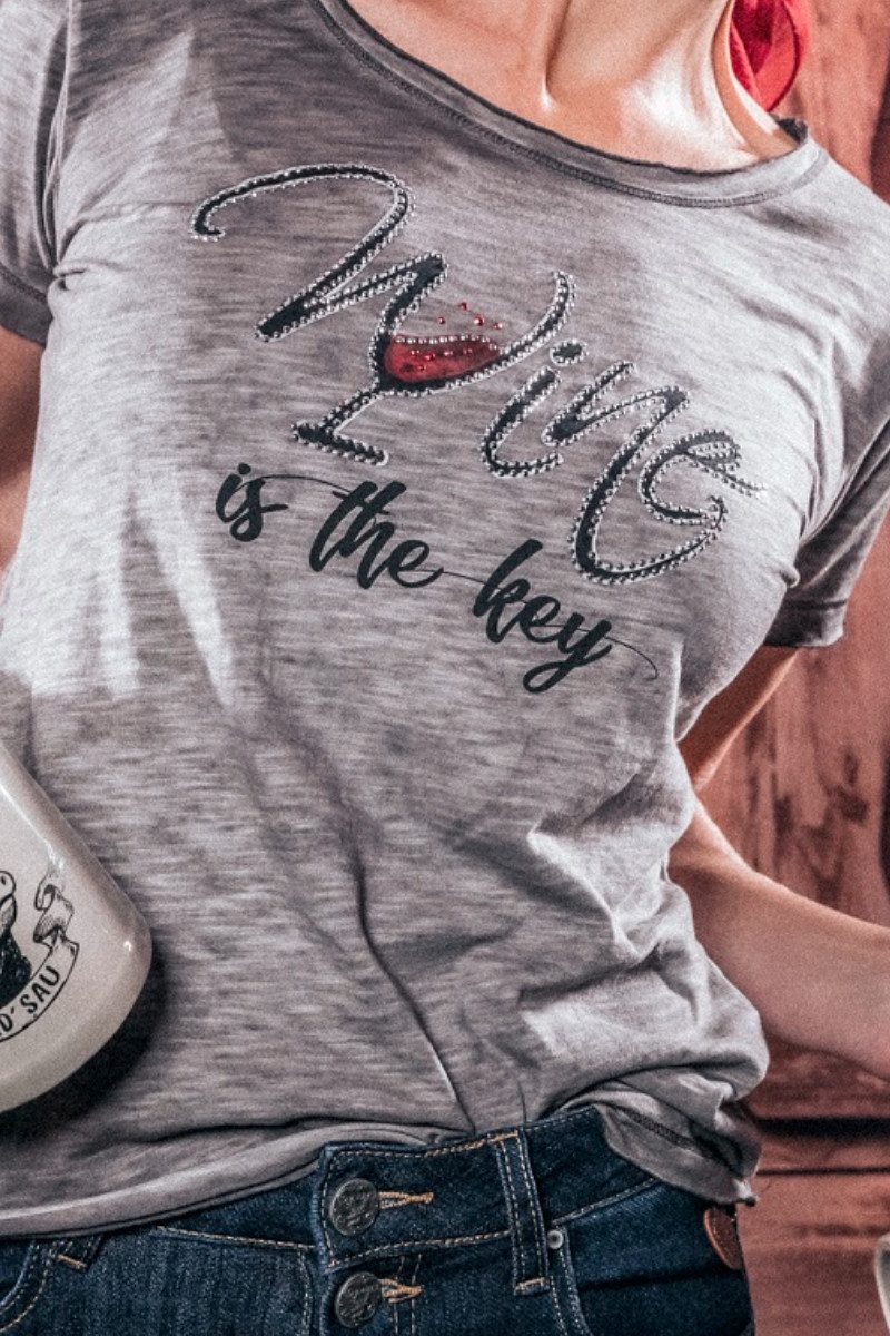 Hangowear Trachtenshirt Trachtenshirt Damen - WINE günstig online kaufen