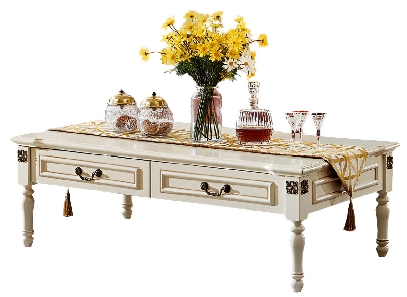 JVmoebel Couchtisch Luxus Couchtisch aus Holz – Klassisches Design fürs Wohnzimmer Sofort (1-St), Made in Europa