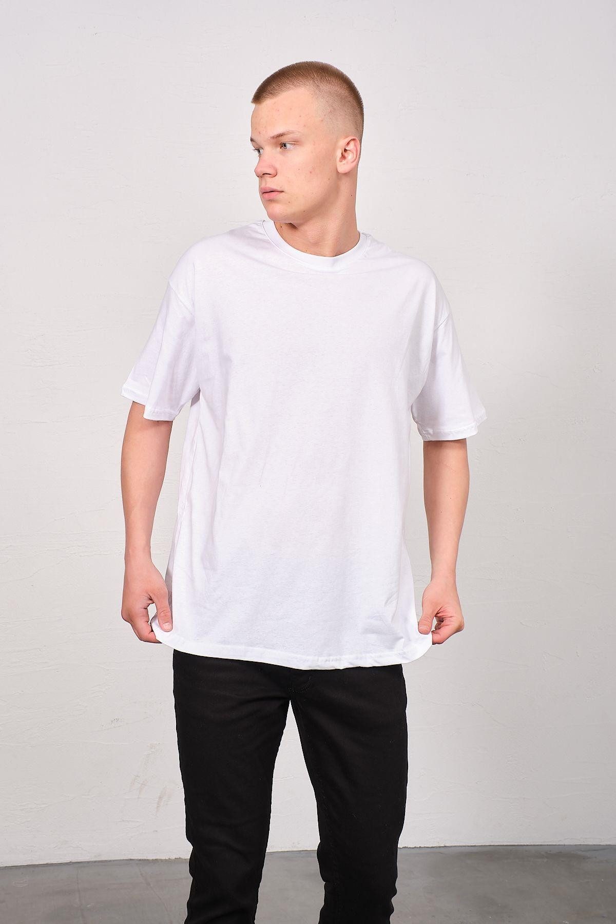 C&CITY T-Shirt Herren Basic T-Shirt mit Fahrrad-Ausschnitt - 2er Pack