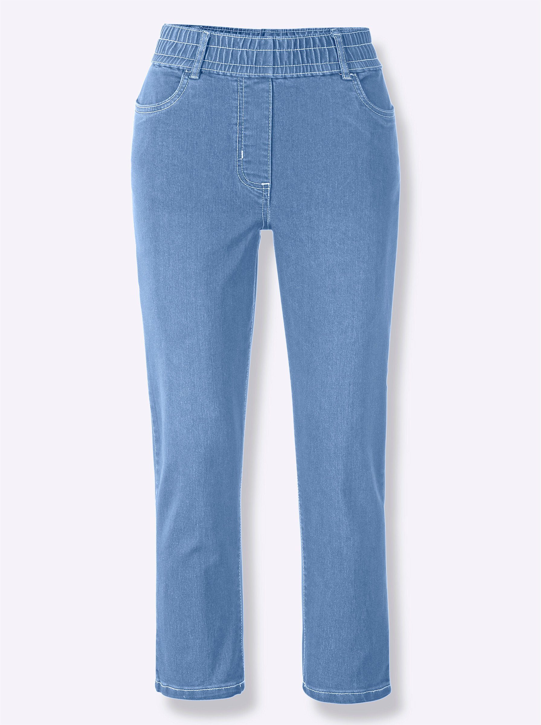 Sieh an! Jeansshorts 3/4-Jeans komfortabel