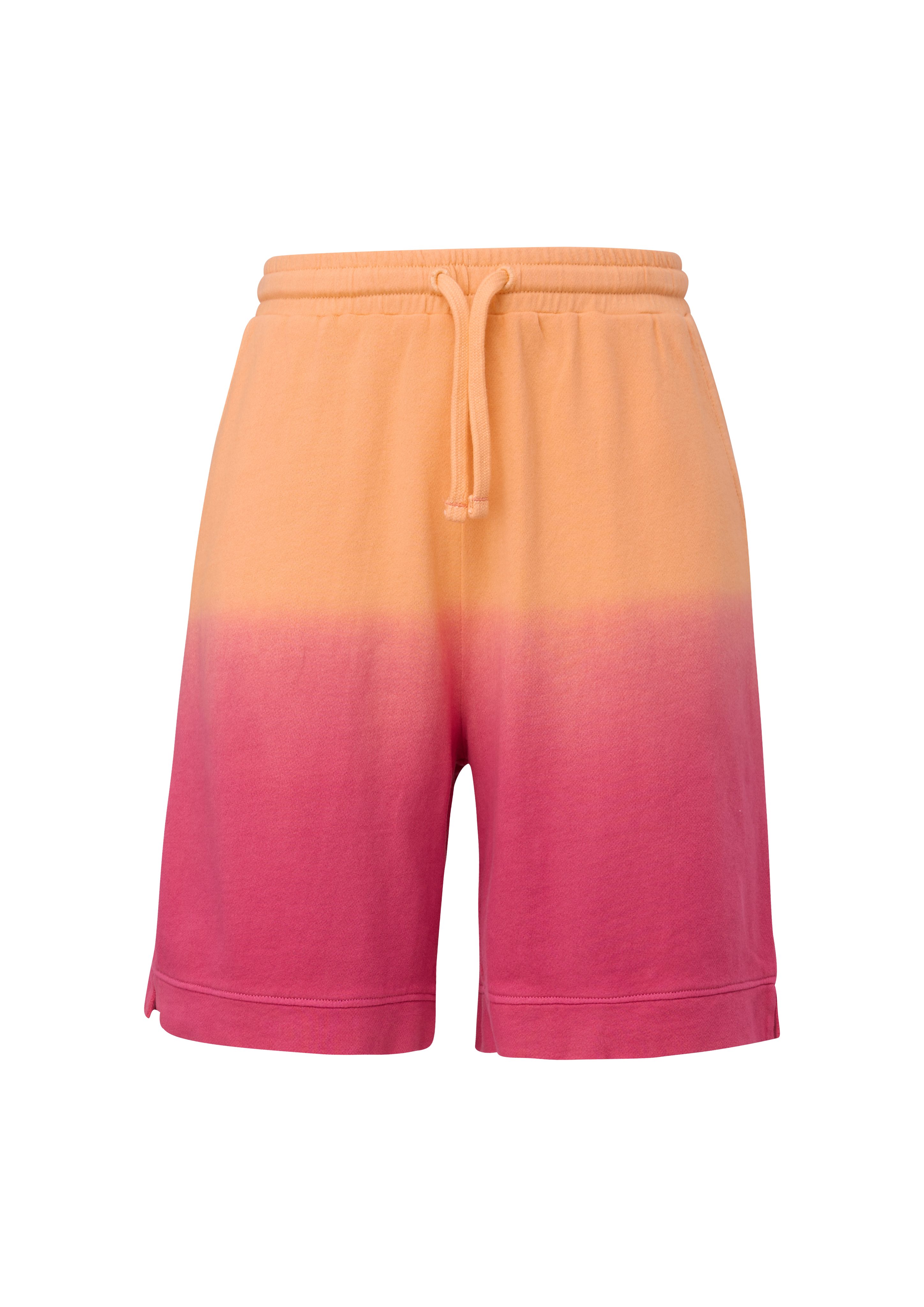 mit Sweatshorts s.Oliver Smiley®-Print Relaxed: Shorts pink