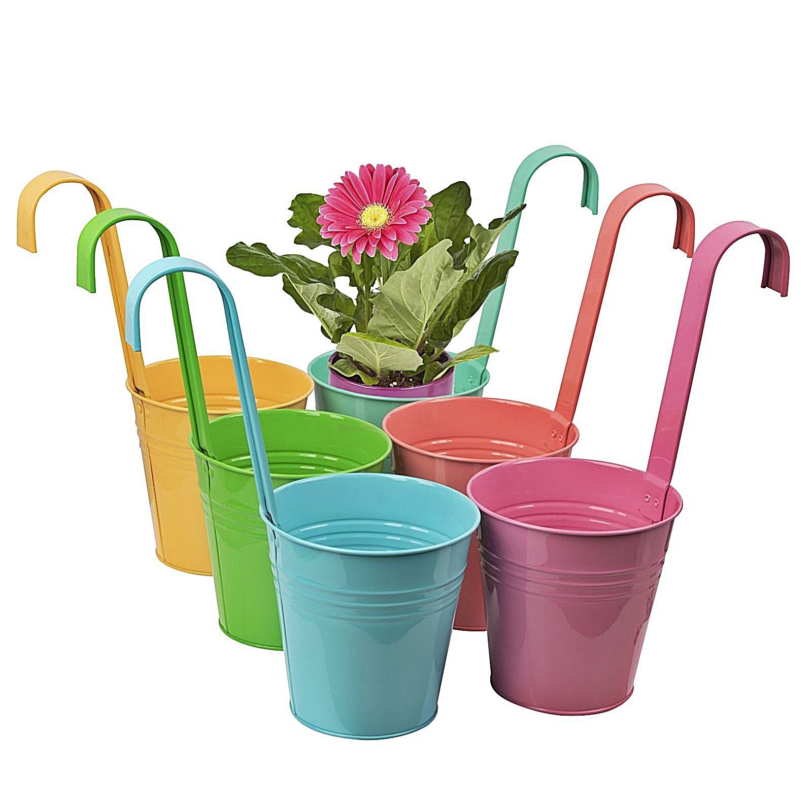 astor24 Pflanzkübel Hängetöpfe Zink (Blumentopf Garten Balkon Blumen Topf K günstig online kaufen