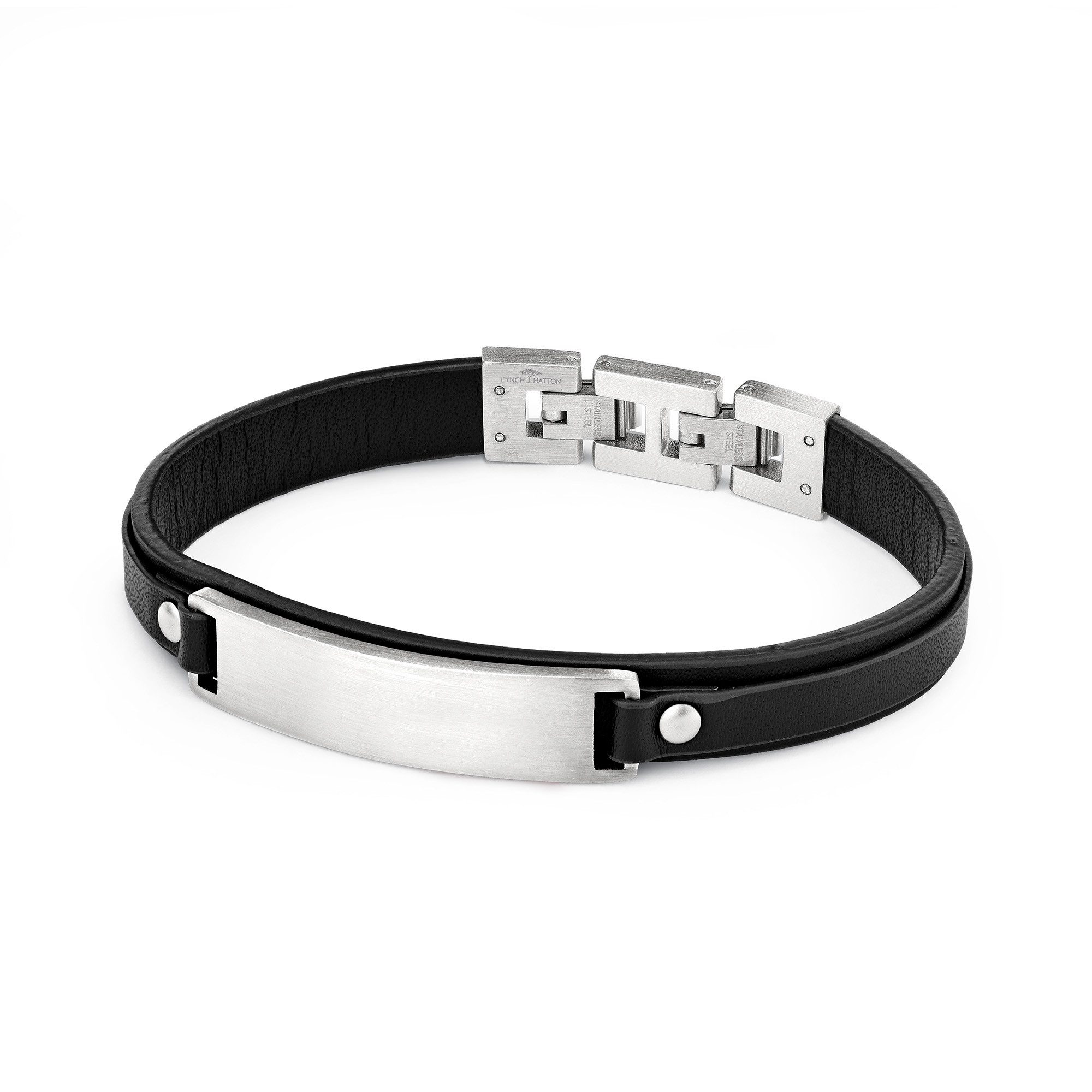 Lederarmband Schmuck Geschenk Armband Leather meets Metal