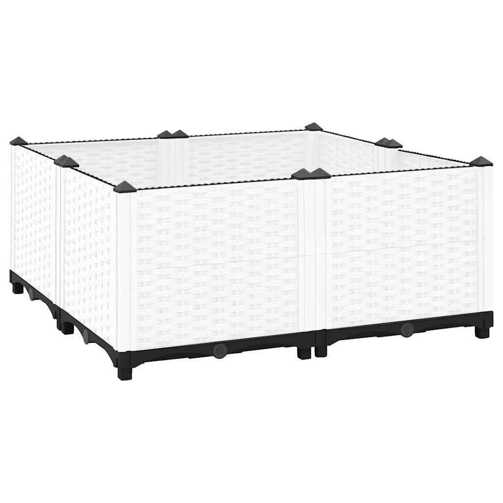vidaXL Hochbeet Hochbeet 80x80x38 cm Polypropylen (1 St)