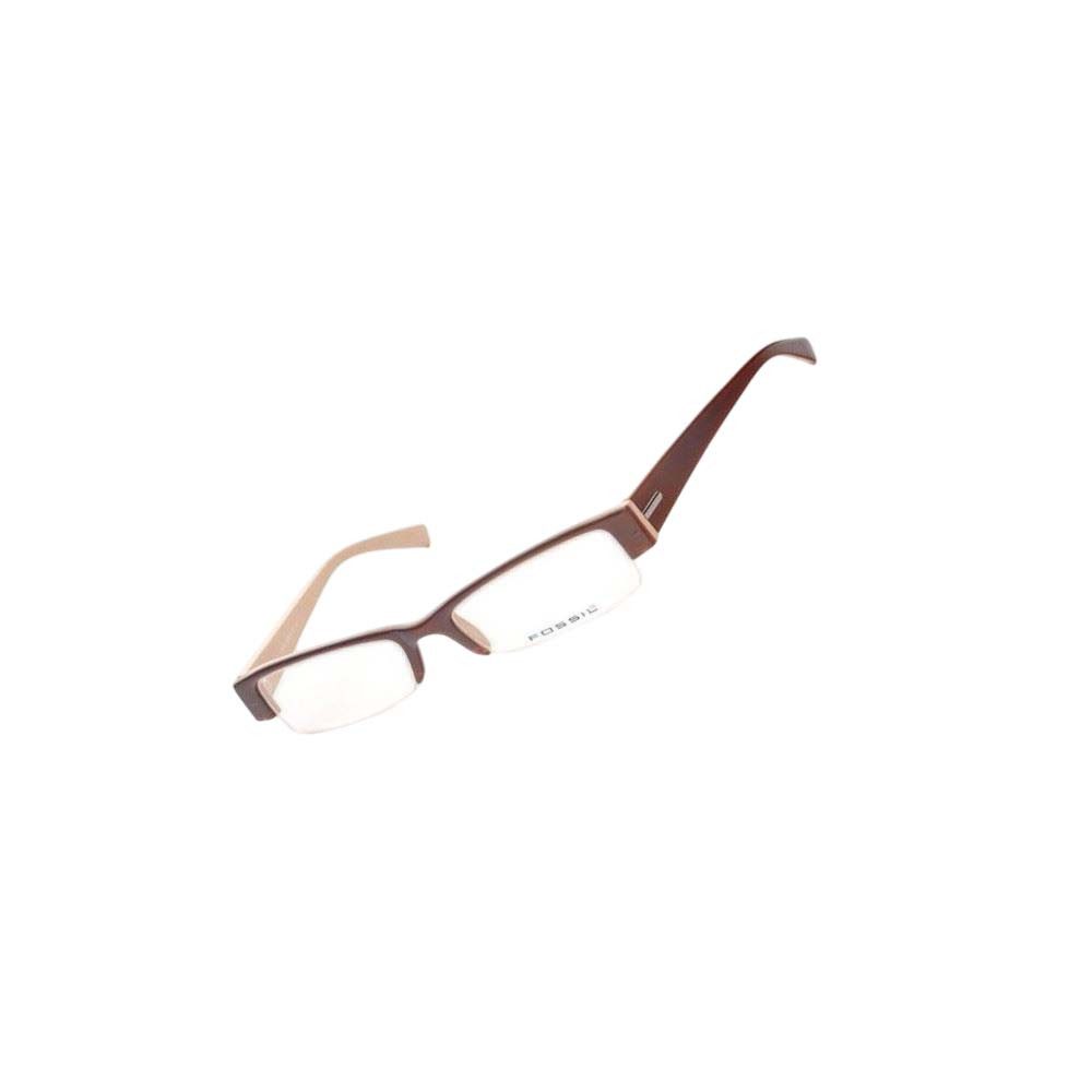 Fossil Очкиgestell Korrektionsfassung Brille Kunststoff Cognac 50/17/140 - OF2032222, Kunststoff