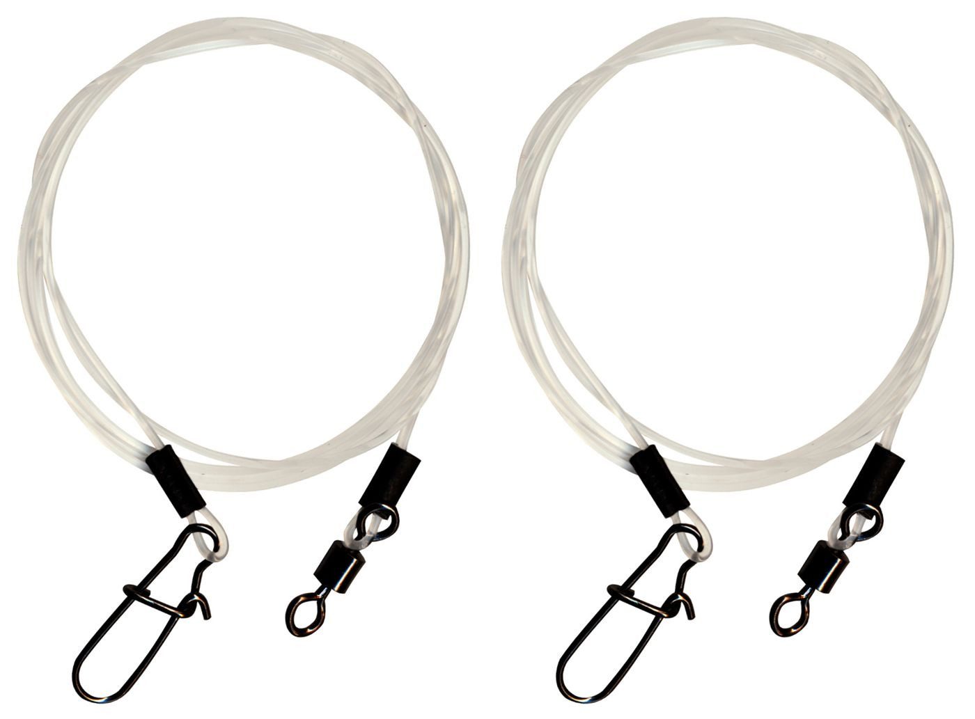 Fishing Tackle Max Vorfachschnur FTM Seika Pro Fluorocarbon Vorfach 60cm - 2 Vorfächer, 0.5 m Länge, 0.5 mm Fadendurchmesser, (1-St)