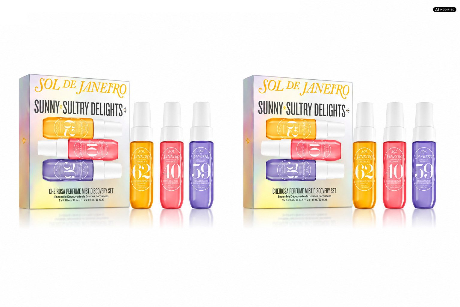 Sol de Janeiro Gesichts- und Körperspray Sol de Janeiro Cheirosa Perfume Mist Discovery Set Trio 2er Set, 3-tlg., Vorteilspack mit zwei Discovery Duftsets