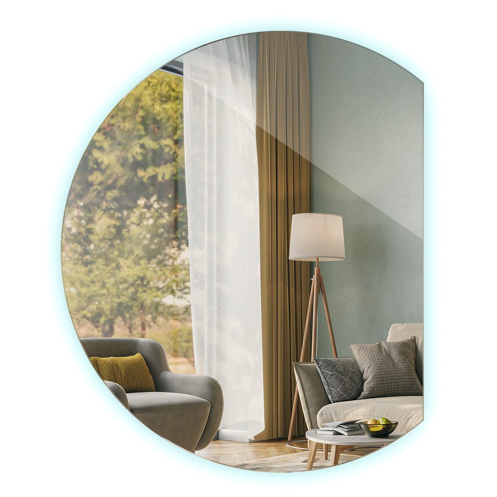 Tulup LED-Lichtspiegel LED-Wandspiegel für Wohnzimmer und günstig online kaufen