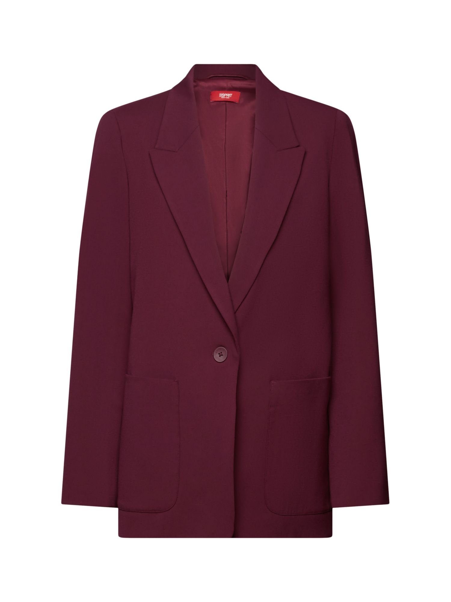 Esprit Collection Longblazer Blazer in lockerer Passform