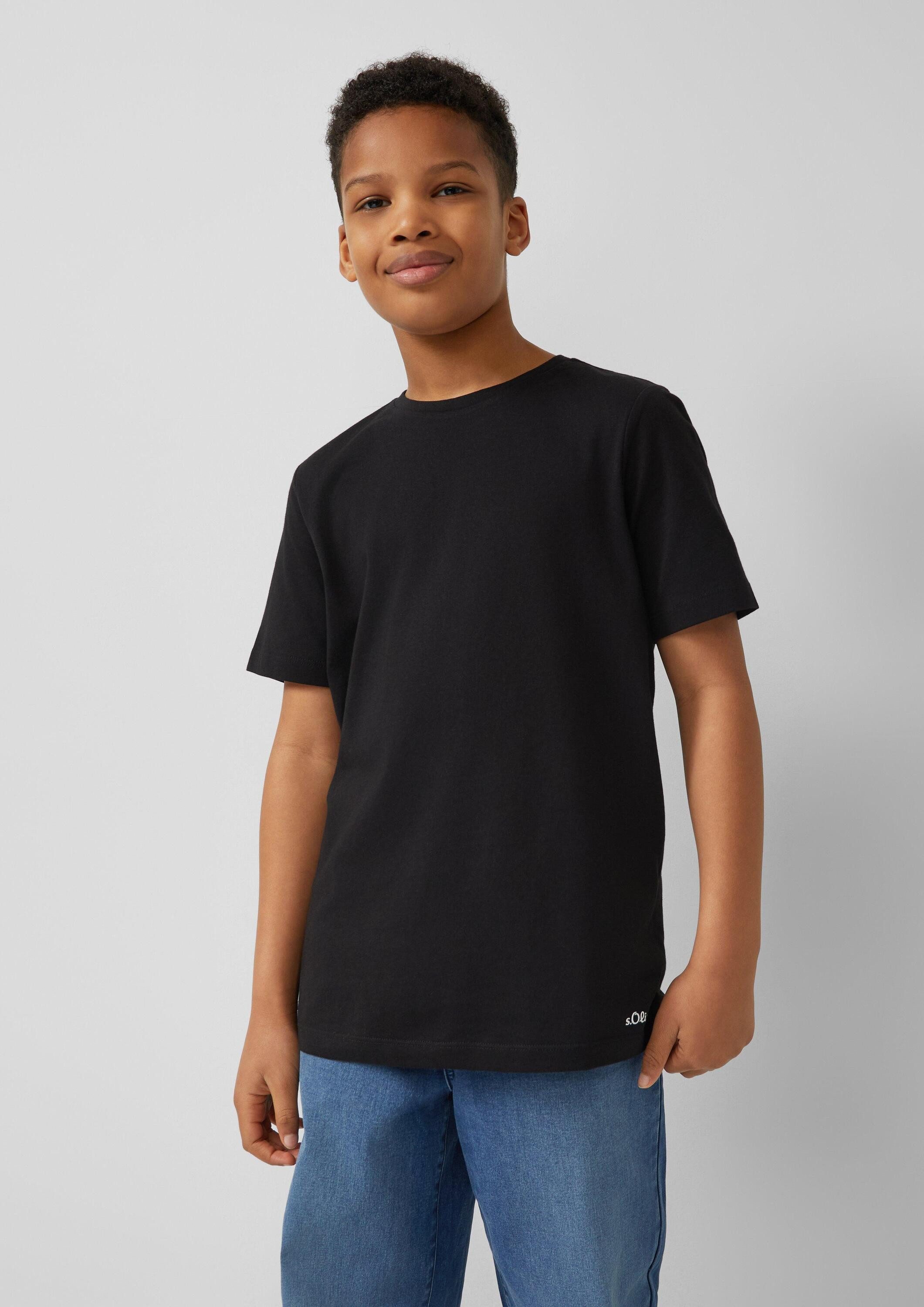s.Oliver Kurzarmshirt T-Shirt 3er-Pack Unisex T-Shirt – Bild 4 von 5