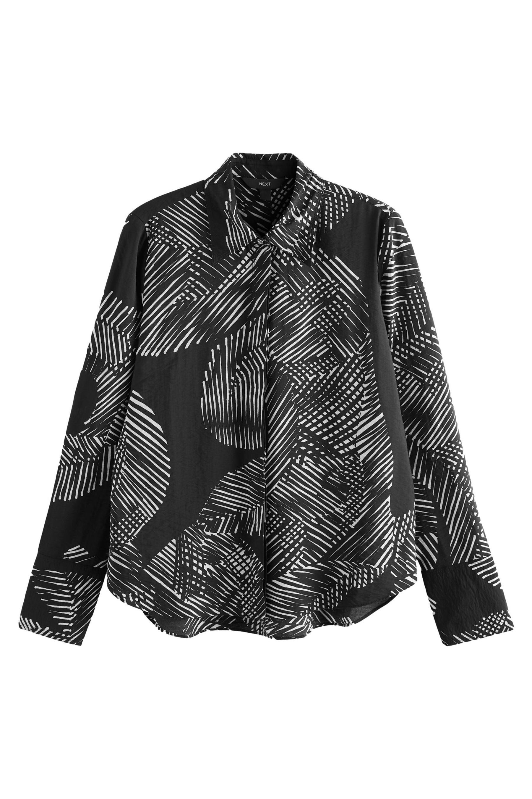 Next Langarmbluse Langärmelige Button-down-Bluse, Kurzgröße (1-tlg) günstig online kaufen